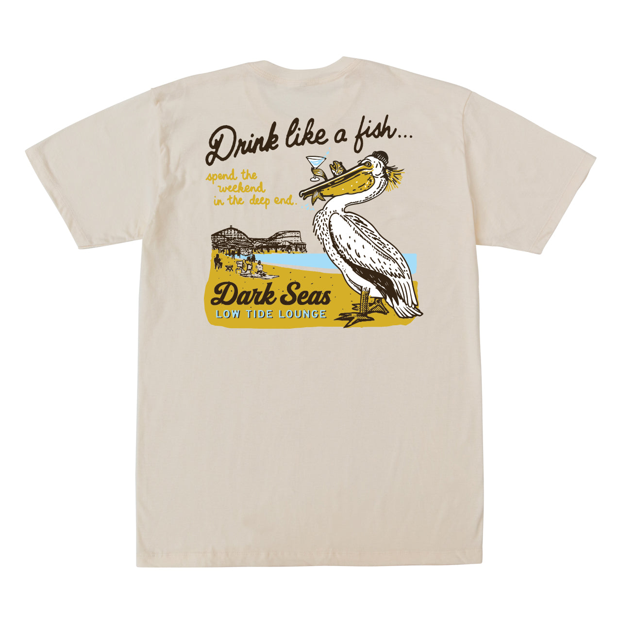Dark Seas Deep End Premium Men's S/S T-Shirt