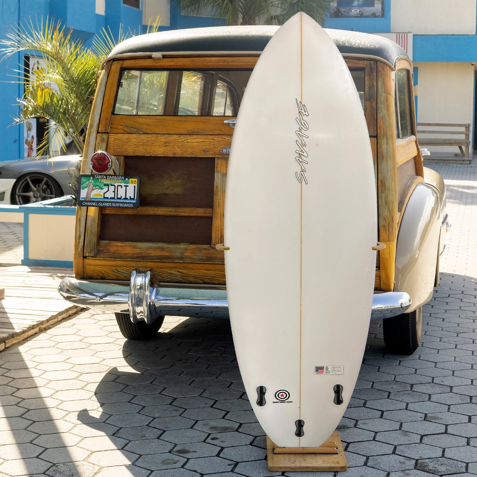 Savage Creature 5'8 Used Surfboard - FCS II