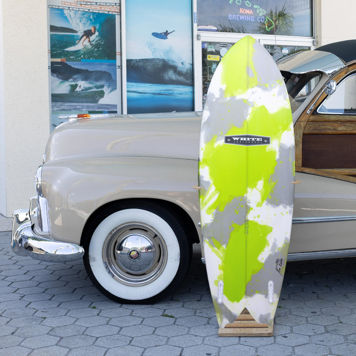 Ken White Retro Fish 5'6 Surfboard - Futures