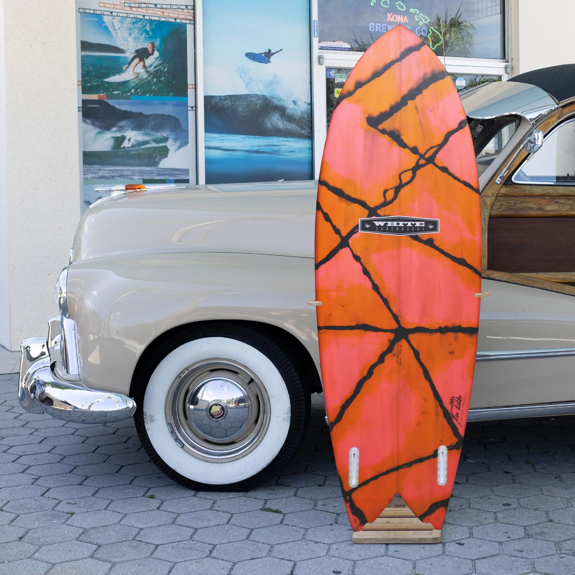 Ken White Retro Fish 5'8 Surfboard - Futures