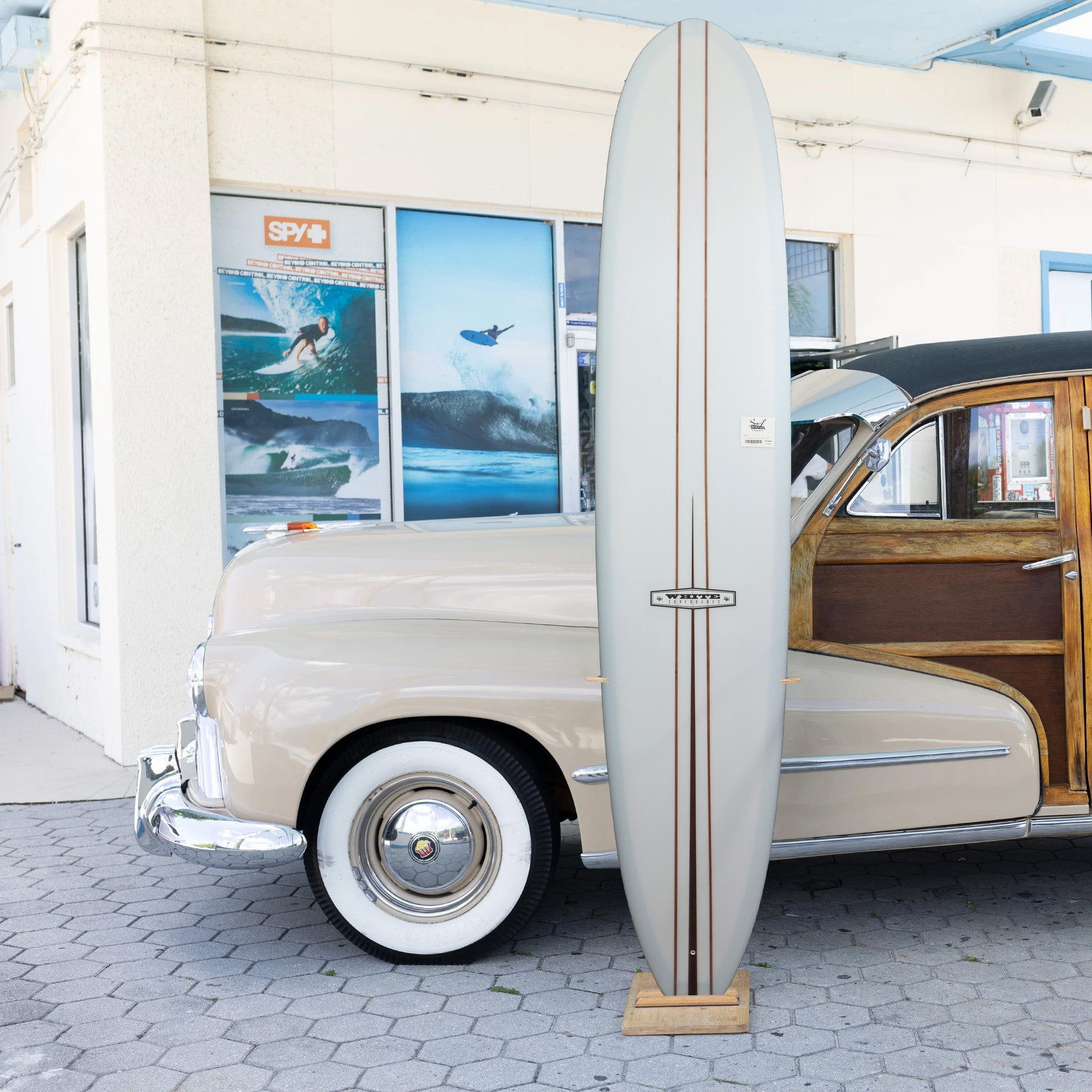 Ken White Tuned Double Stringer 9'7 Longboard Surfboard