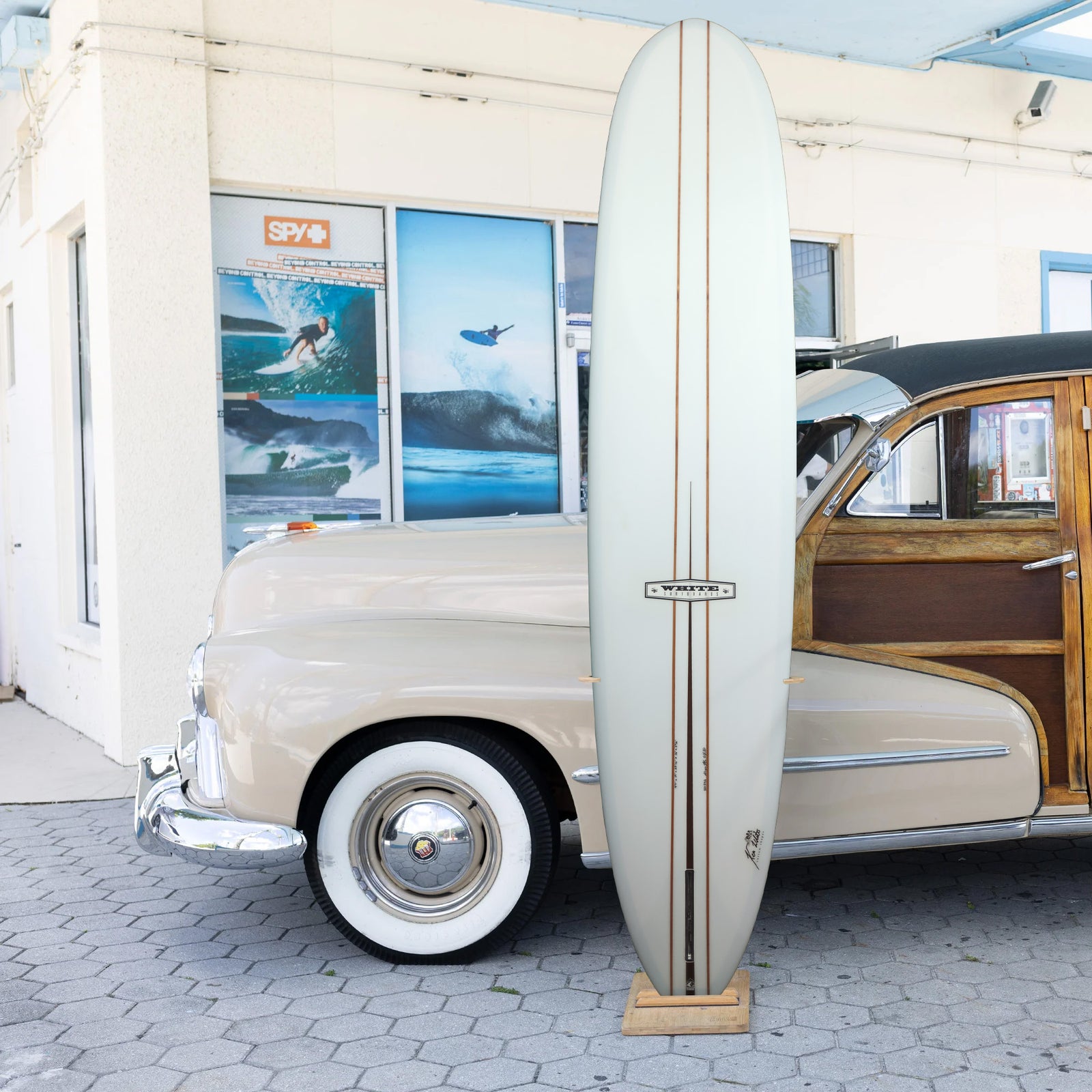 Ken White Tuned Double Stringer 9'7 Longboard Surfboard