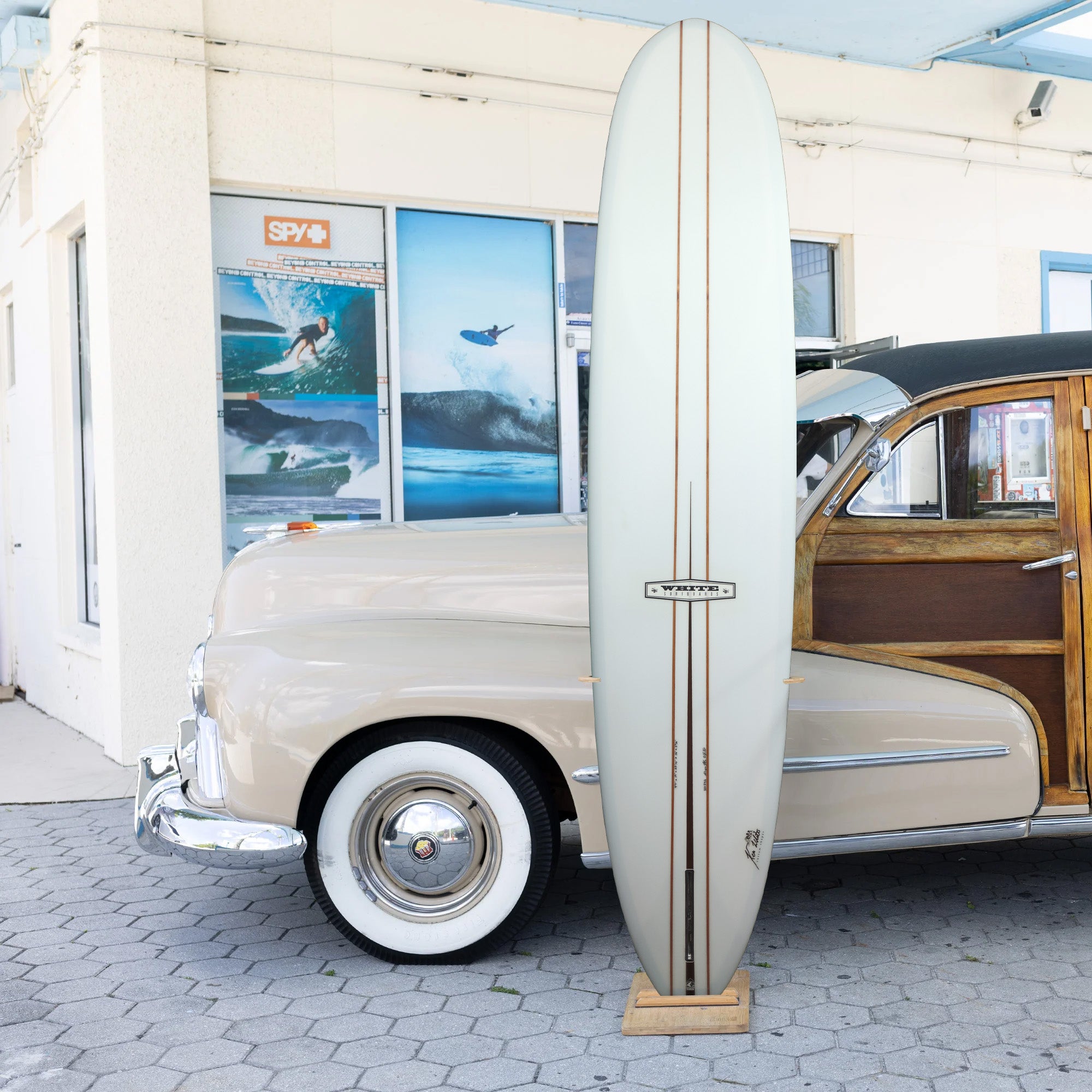 Ken White Tuned Double Stringer 9'7 Longboard Surfboard