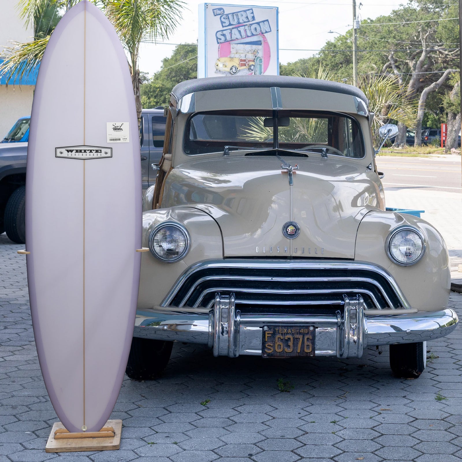 Ken White Mid Length PU/Poly 6'6 Surfboard - FCS II