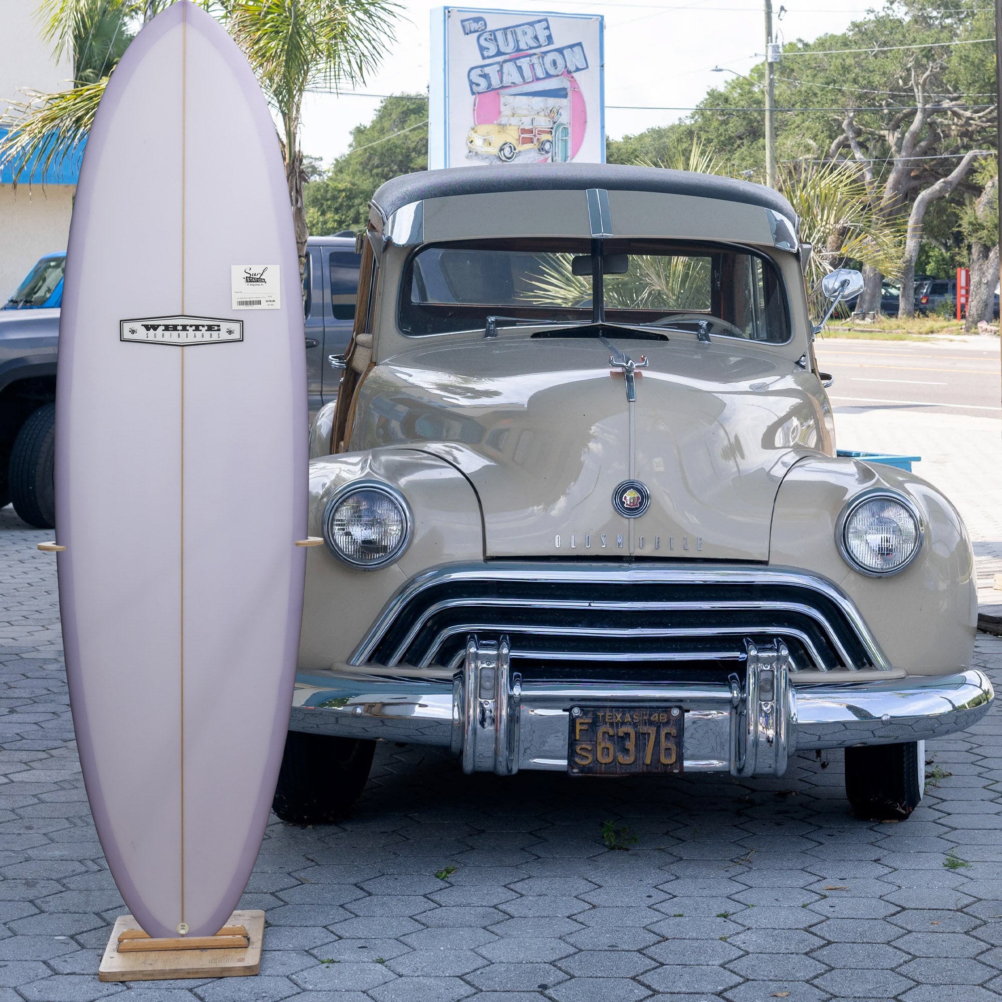 Ken White Mid Length PU/Poly 6'6 Surfboard - FCS II