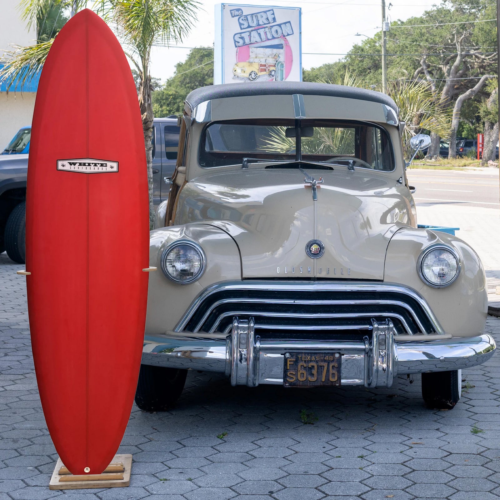 Ken White Mid Length PU/Poly 6'6 Surfboard - FCS II