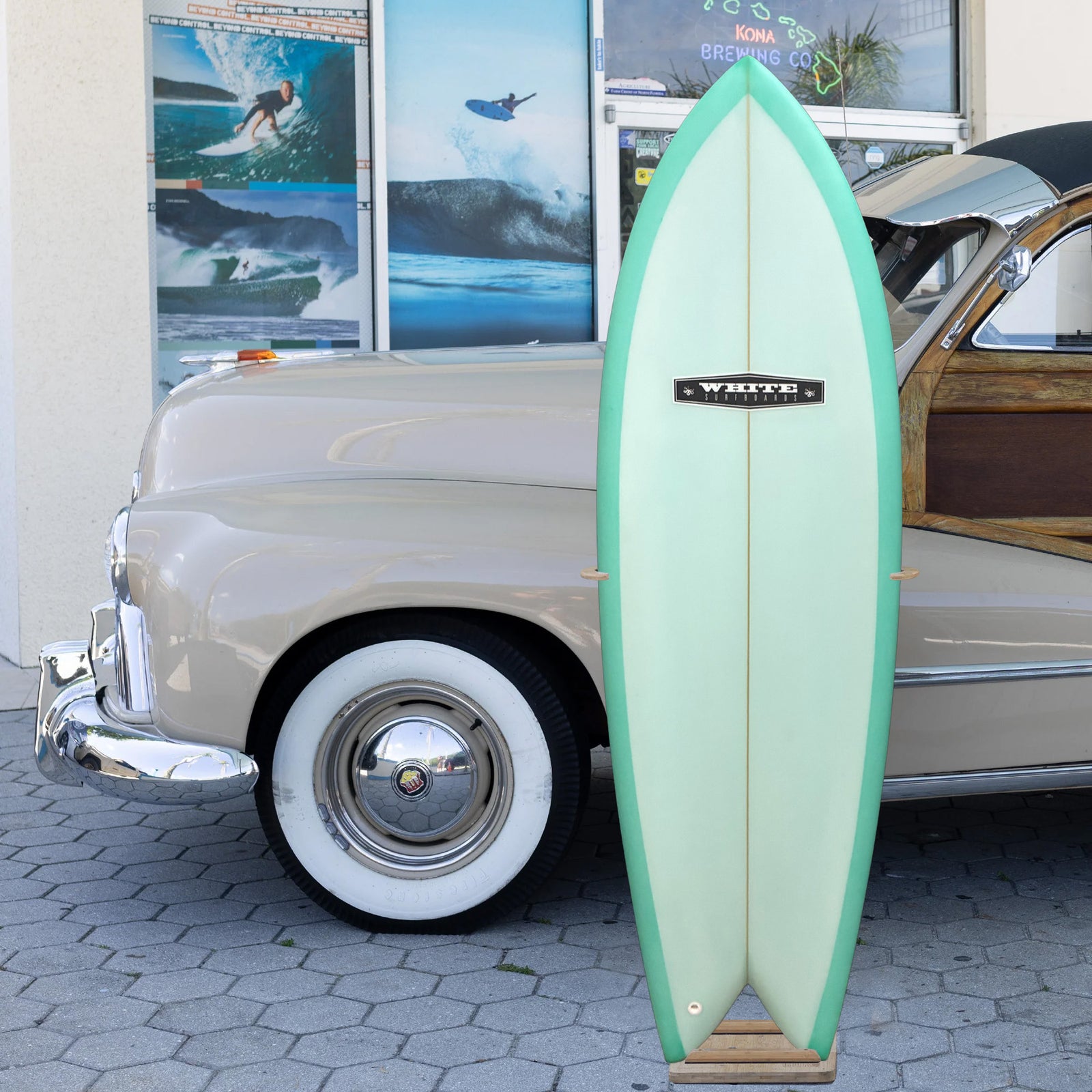 Ken White Retro Fish 5'8 Surfboard - Futures