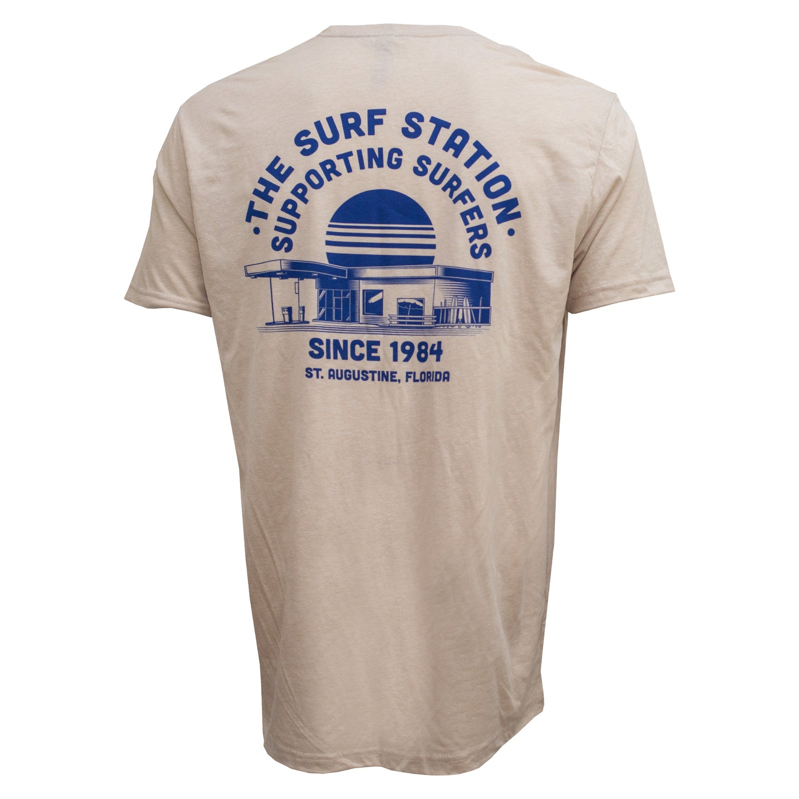 Surf Station 40th Year Anniversary Men's S/S T-Shirt - Sand