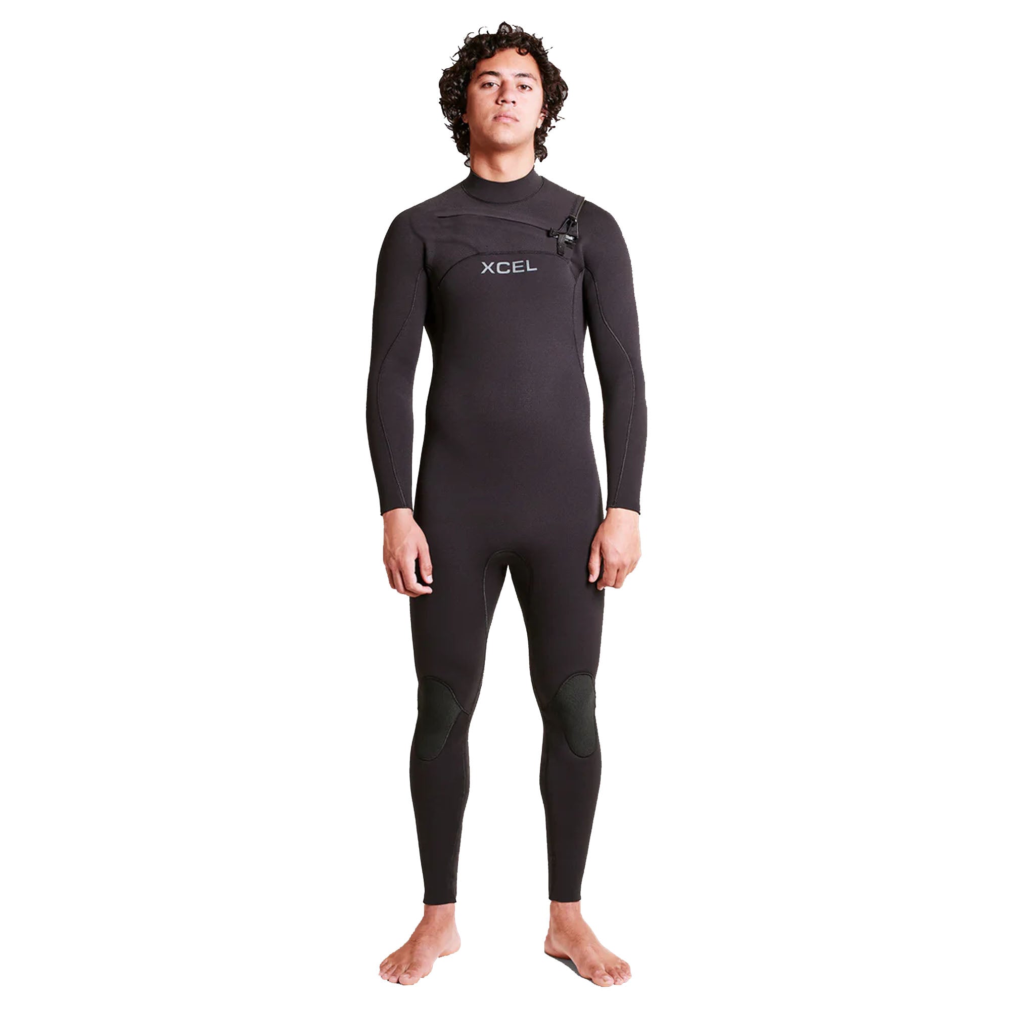 Xcel Comp+ 4/3mm Men's L/S Fullsuit Wetsuit - Black