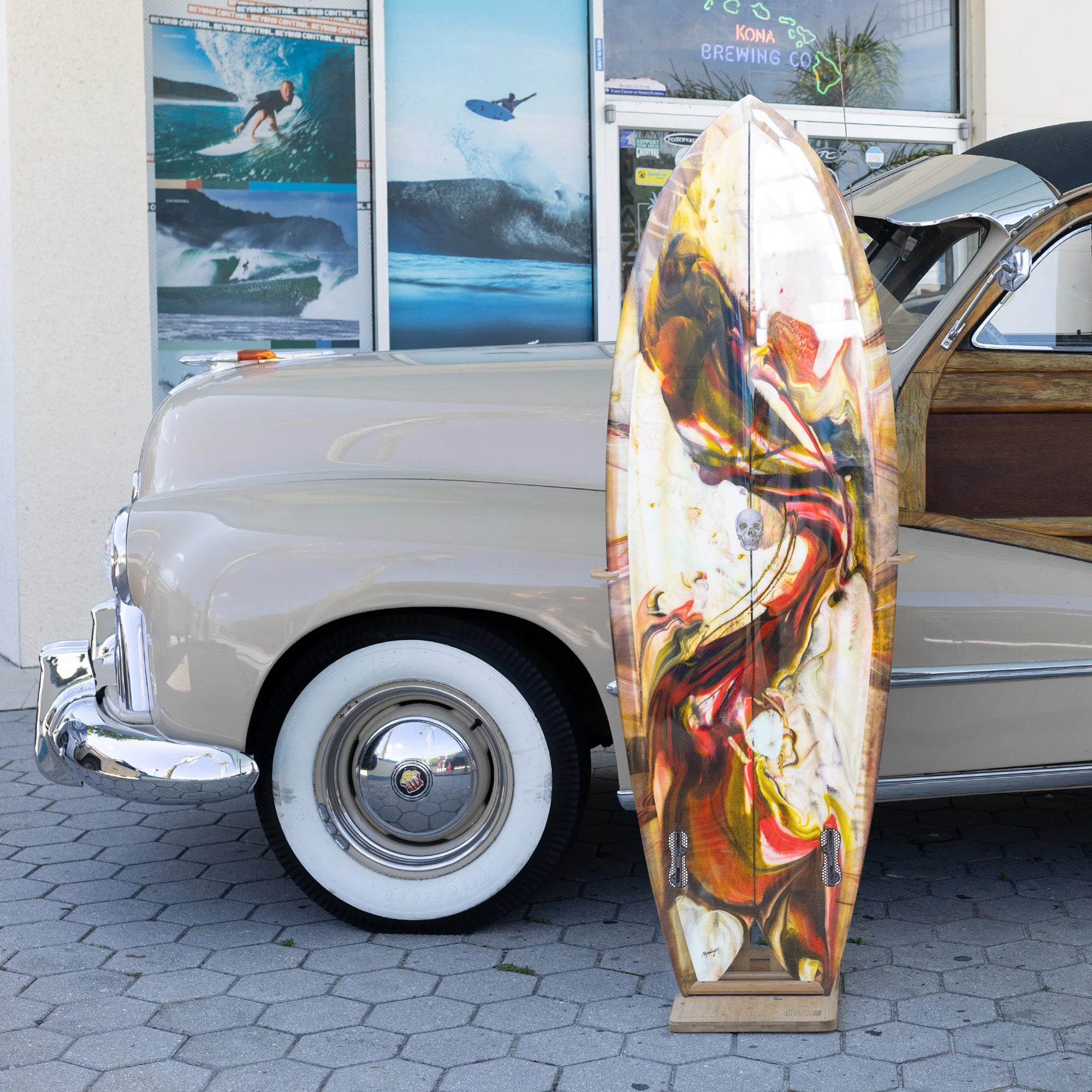 Christenson Acid Phish PU/Poly 5'3 Surfboard - FCS II