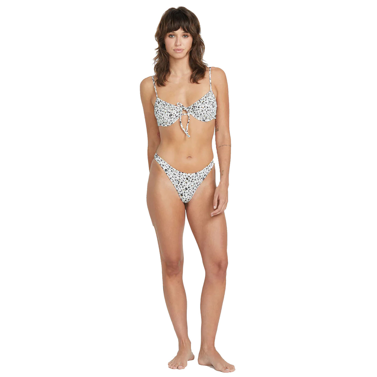 Volcom Ditsy Daze U-Wire Women's Bikini Top - Multi