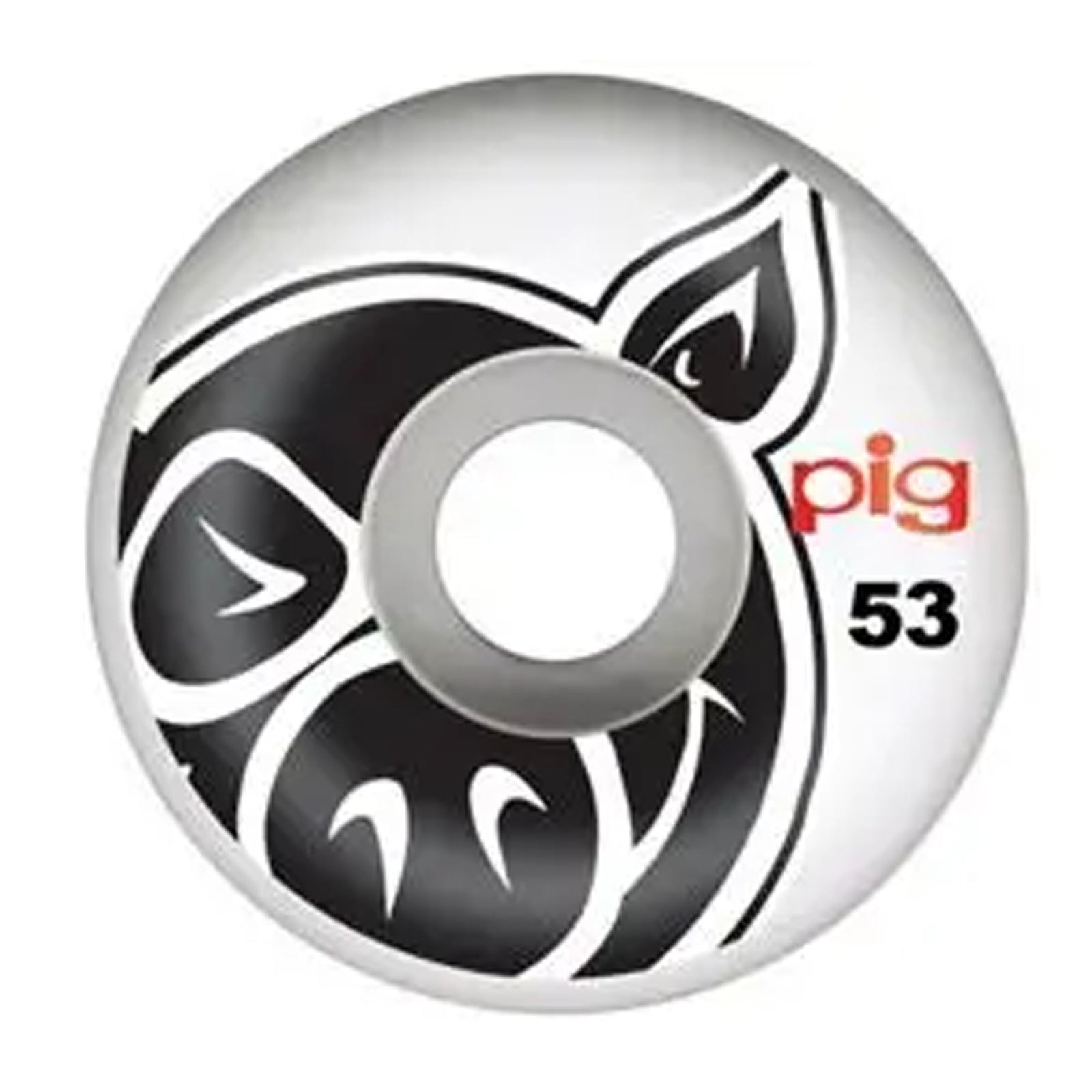 PIG Head 53mm 101a Wheels - White