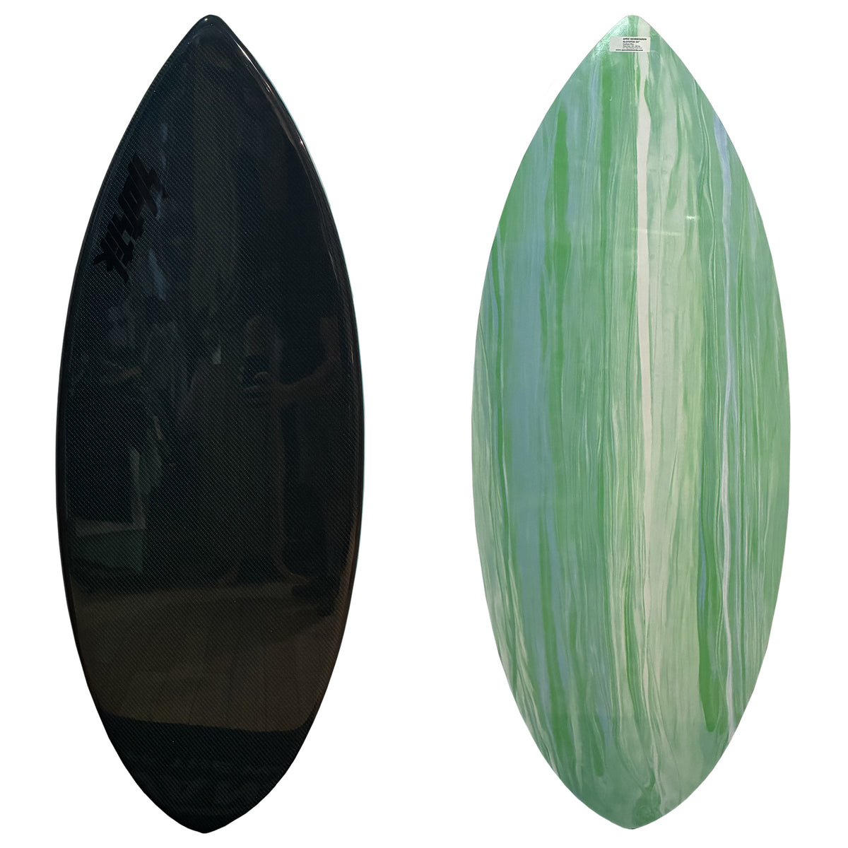 Slotstik Carbon 54" Skimboard - Blue/Ocean Marble