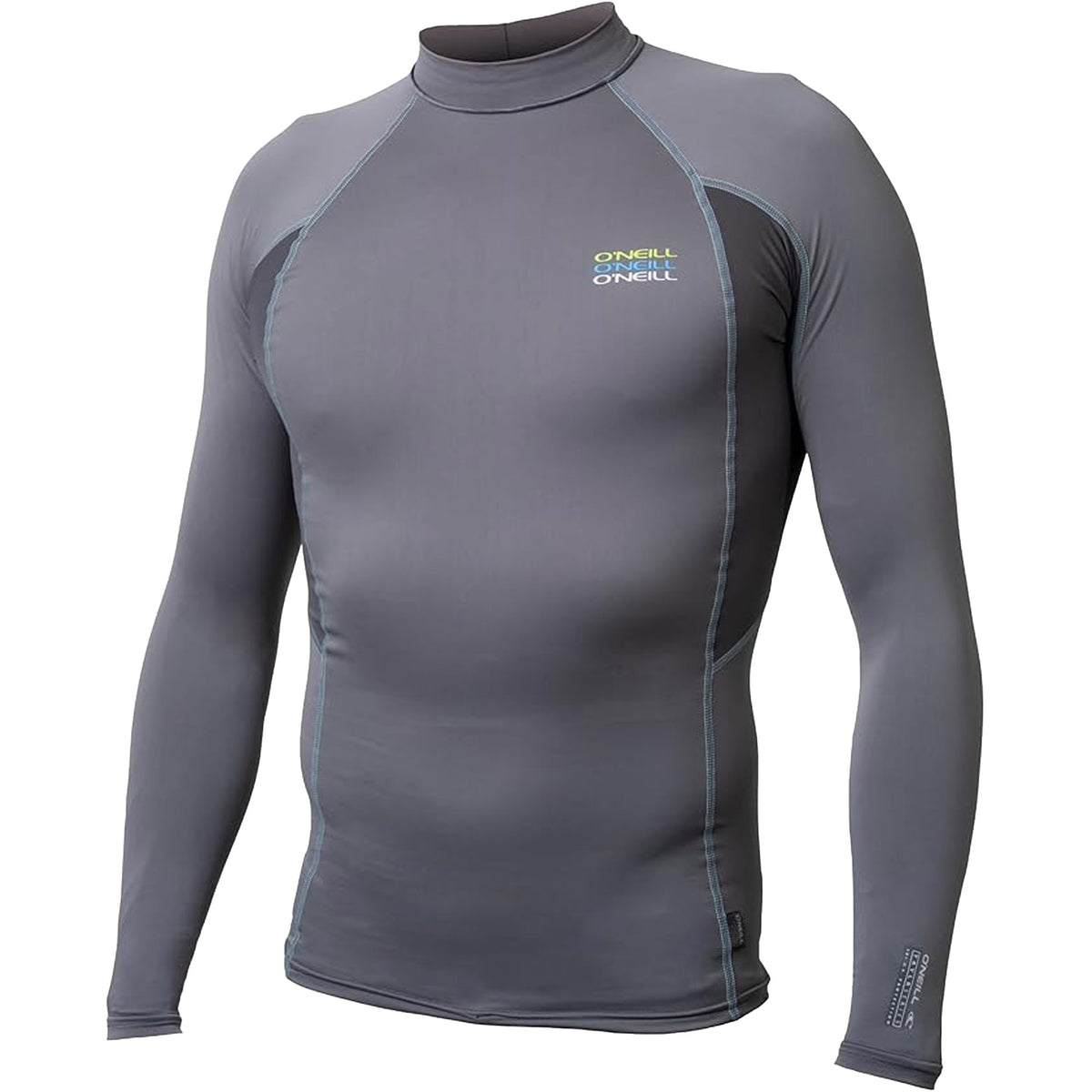 O'Neill TRVLR Men's L/S Rashguard- Smoke/Graphite