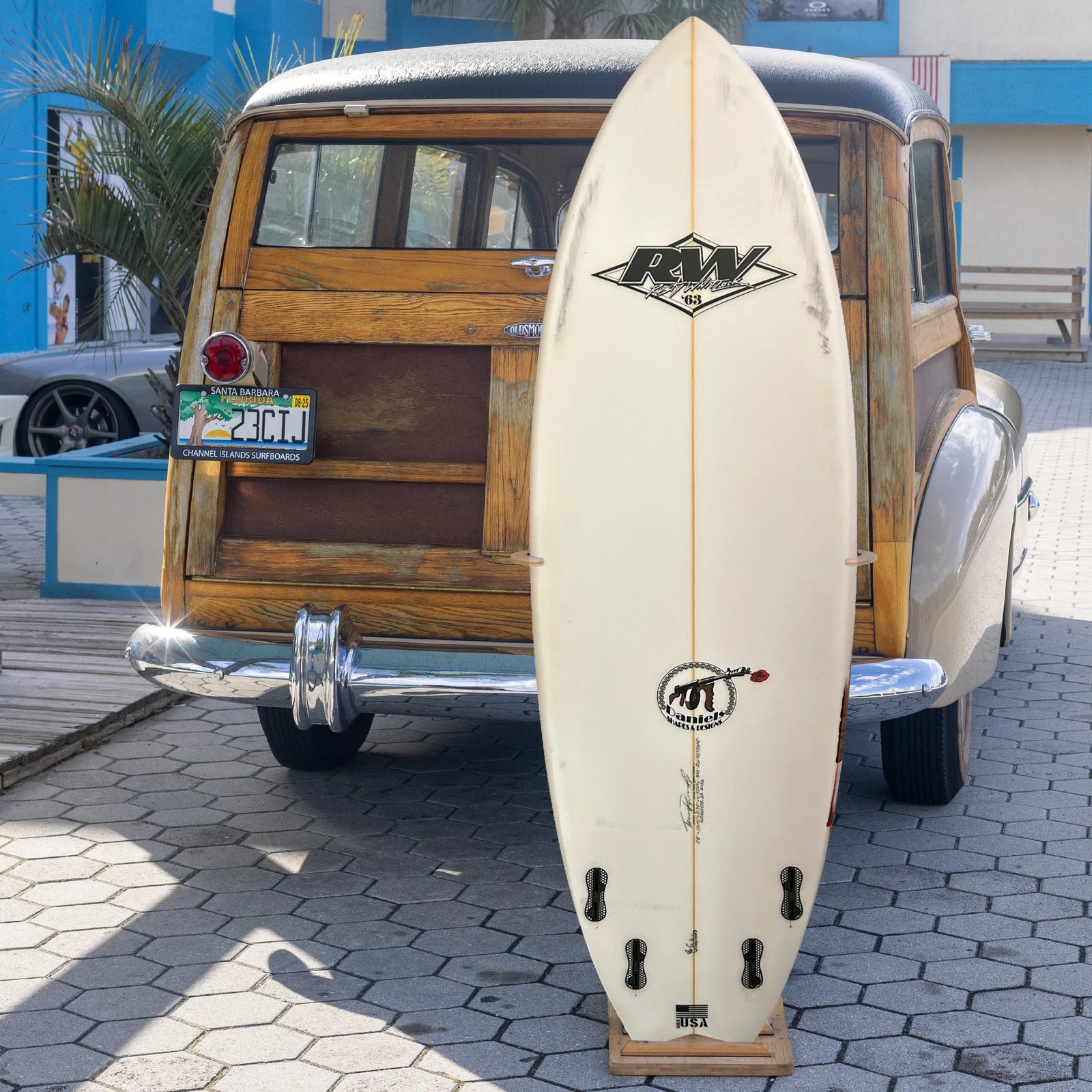 Daniels Rusty Whitlock 5'8 Used Surfboard - FCS II