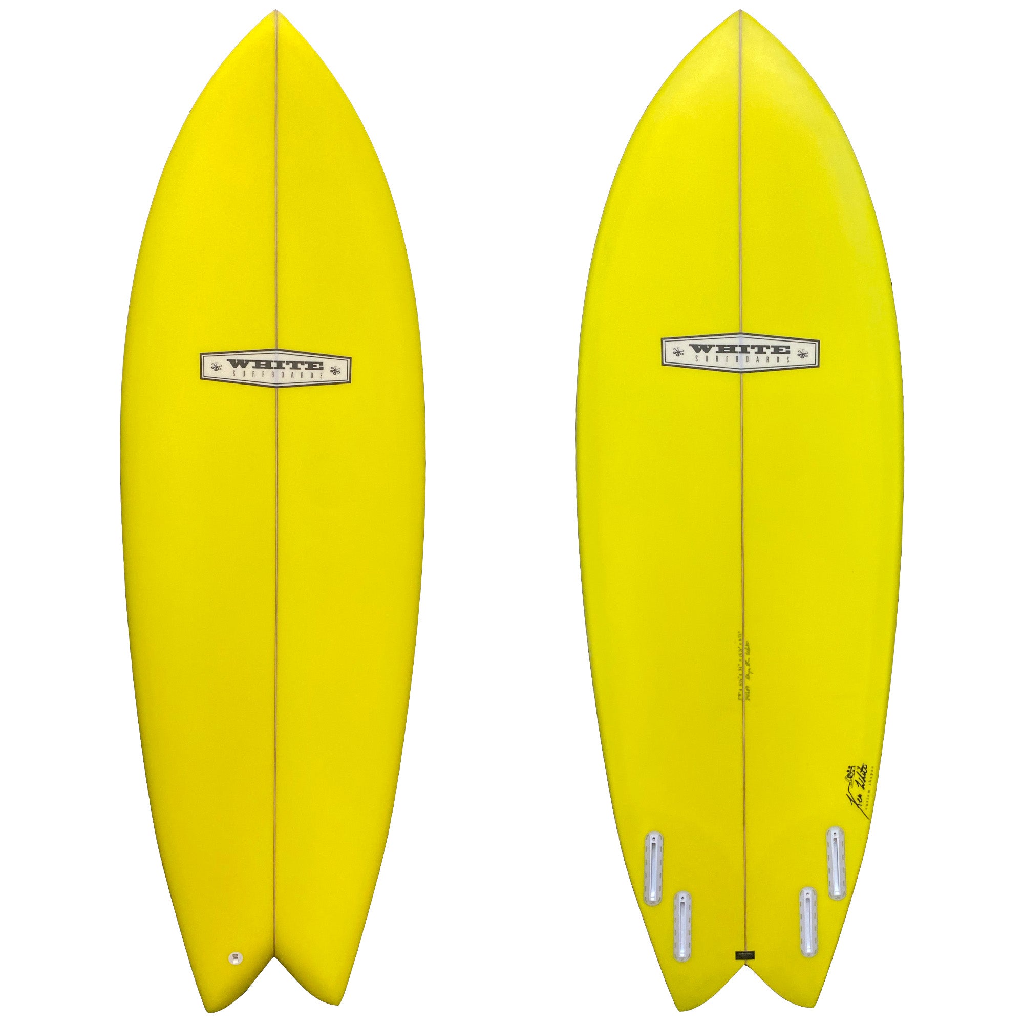 Ken White Quad Fish Surfboard - Futures