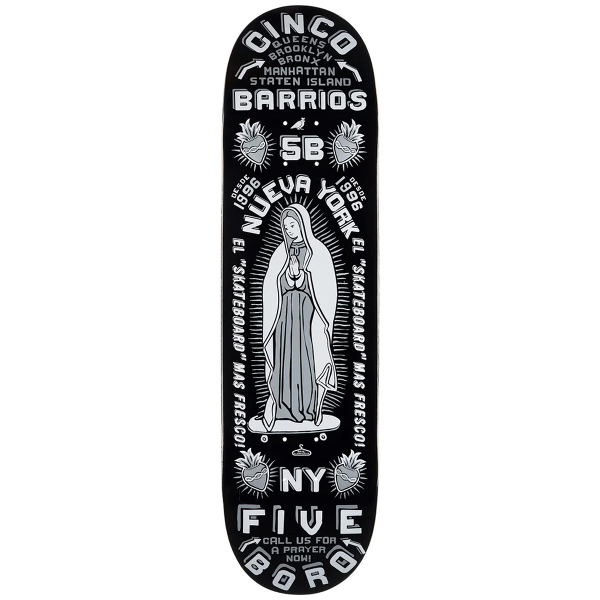 5Boro Cinco Barrios 8.75" Skateboard Deck