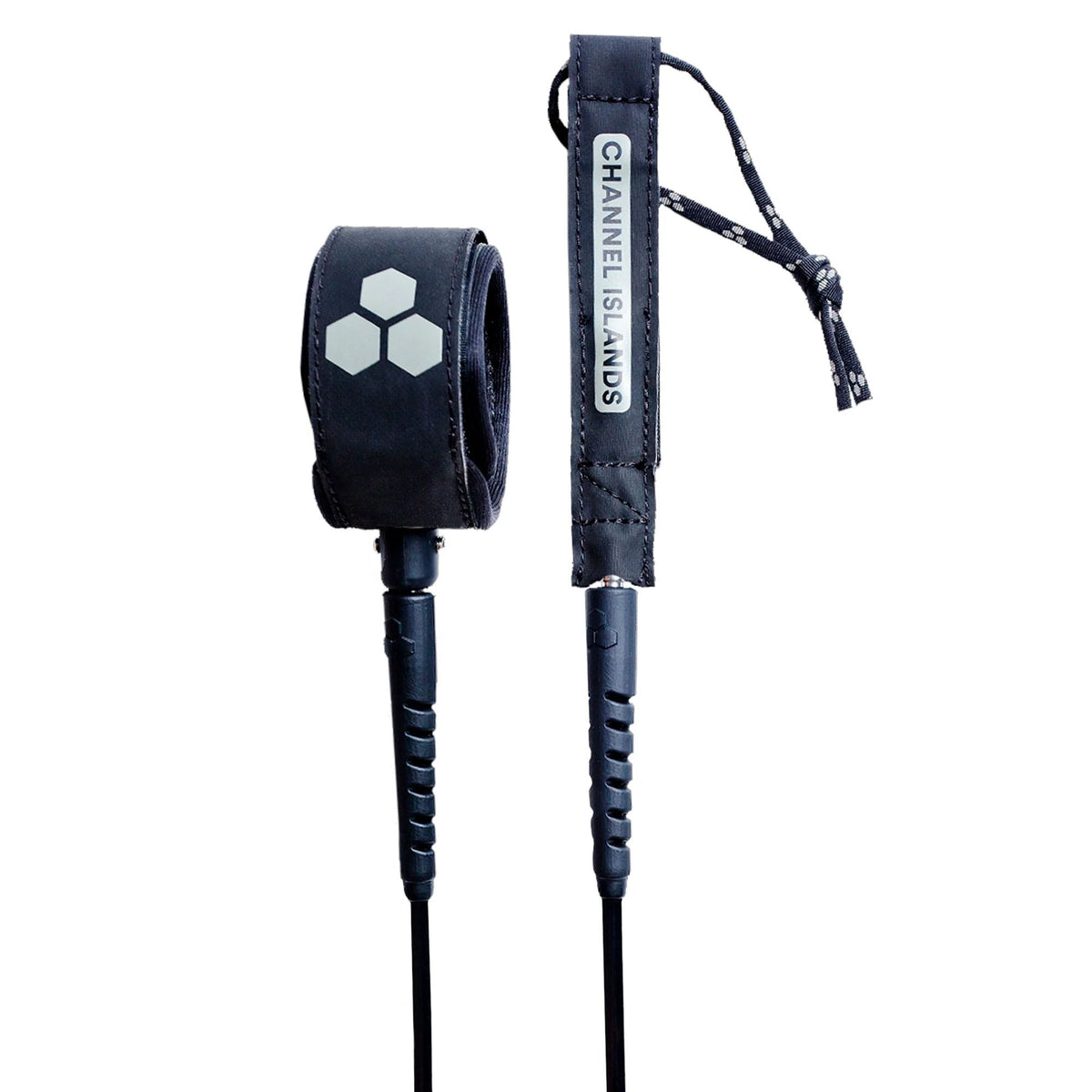 Channel Islands Everyday Hex Cord Surfboard Leash - 6' x 1/4"/Black