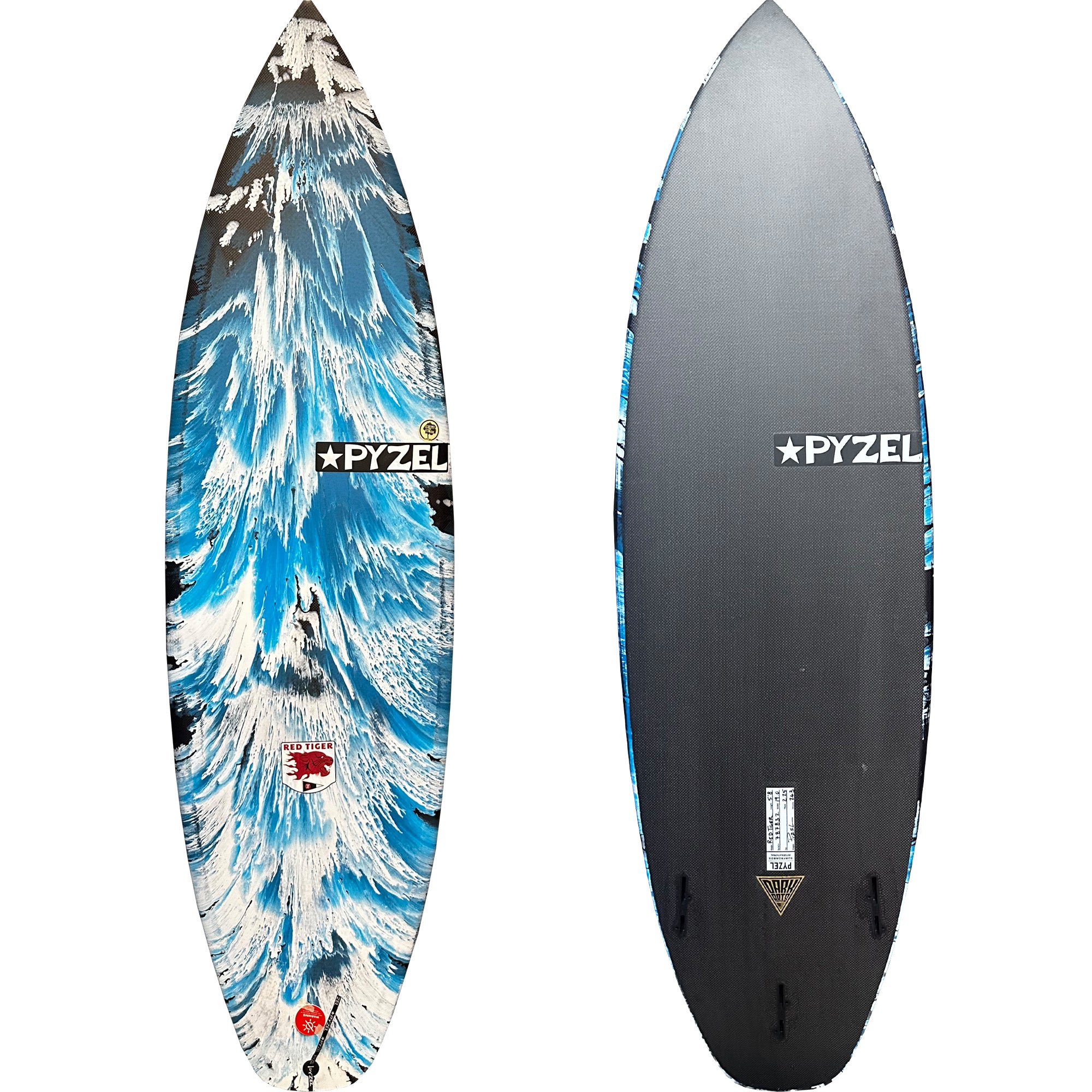 Pyzel Red Tiger Dark Arts Surfboard - FCS II
