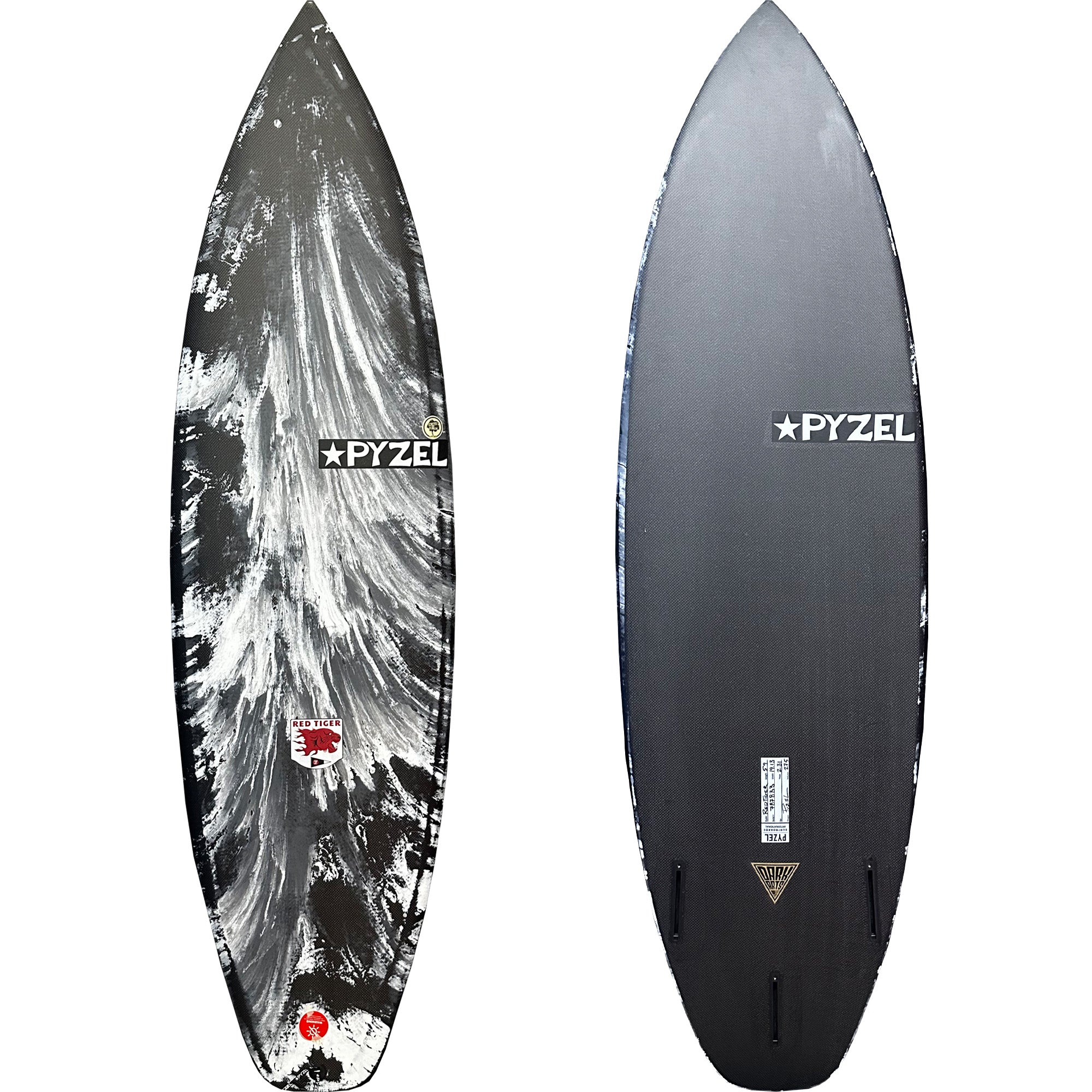 Pyzel Red Tiger Dark Arts Surfboard - Futures
