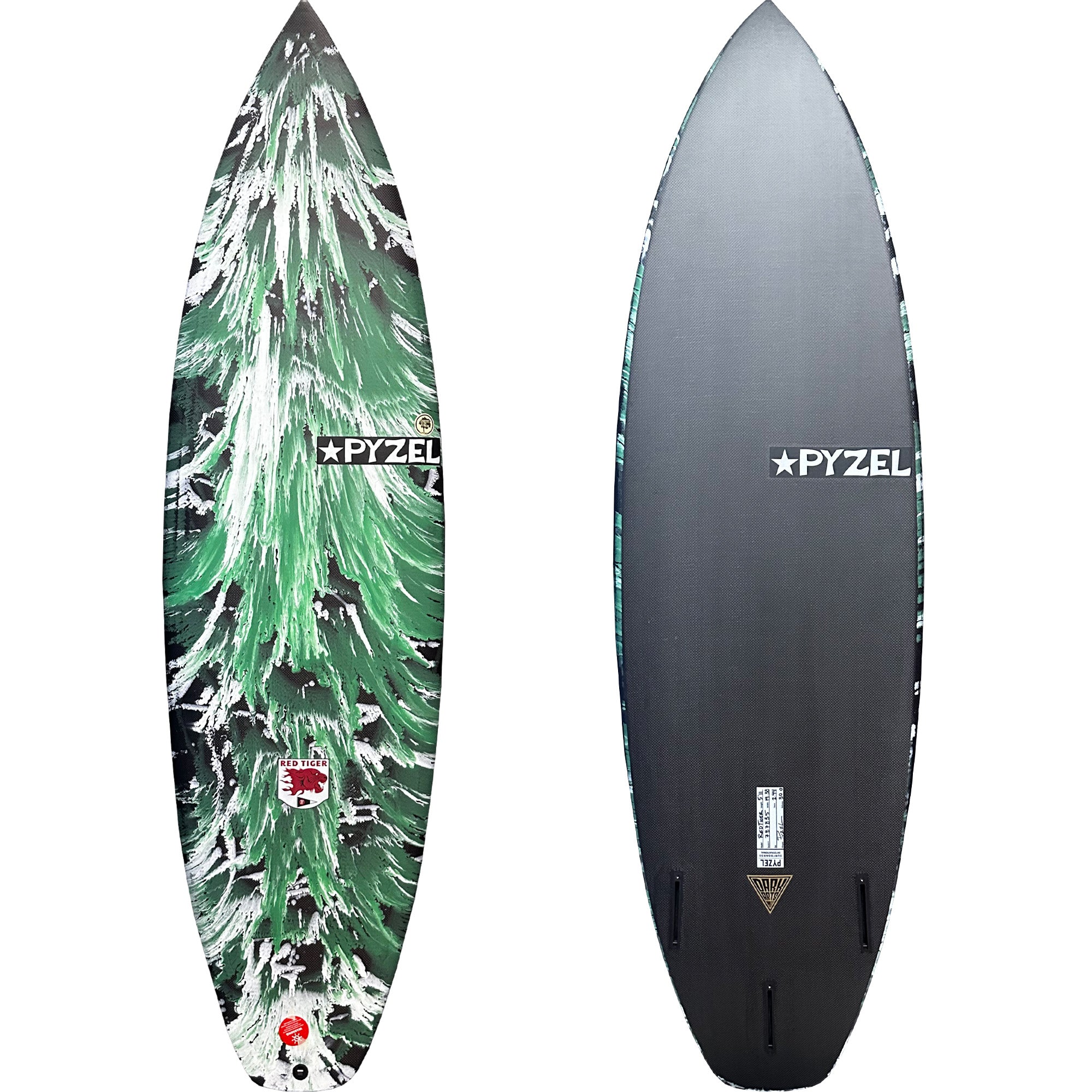 Pyzel Red Tiger Dark Arts Surfboard - Futures