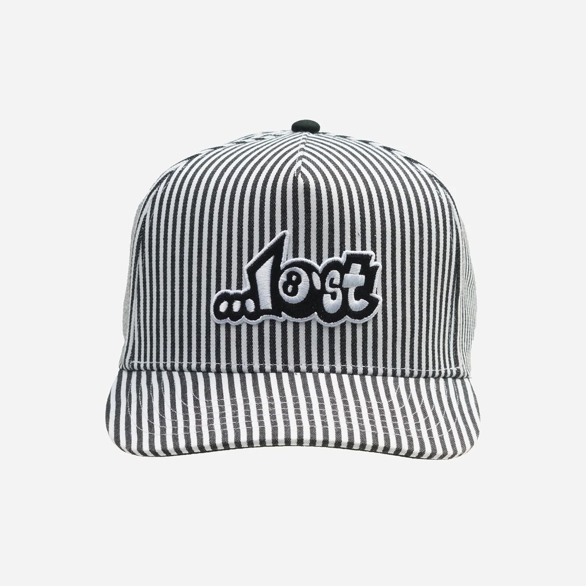 Lost 8-Ball Logo Snapback Men's Hat - Black