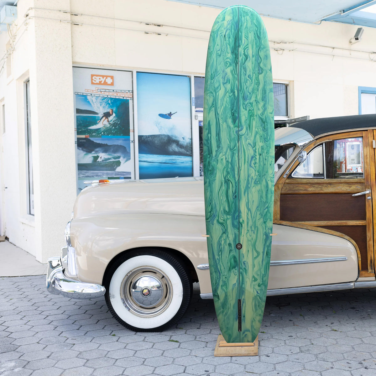 Black Rose Mfg. Dark Horse PU/Poly 9'4 Longboard Surfboard