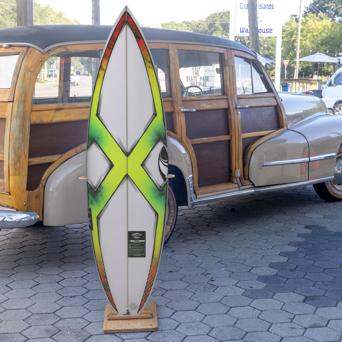 Sharp Eye #77 5'11 Surfboard - FCS II