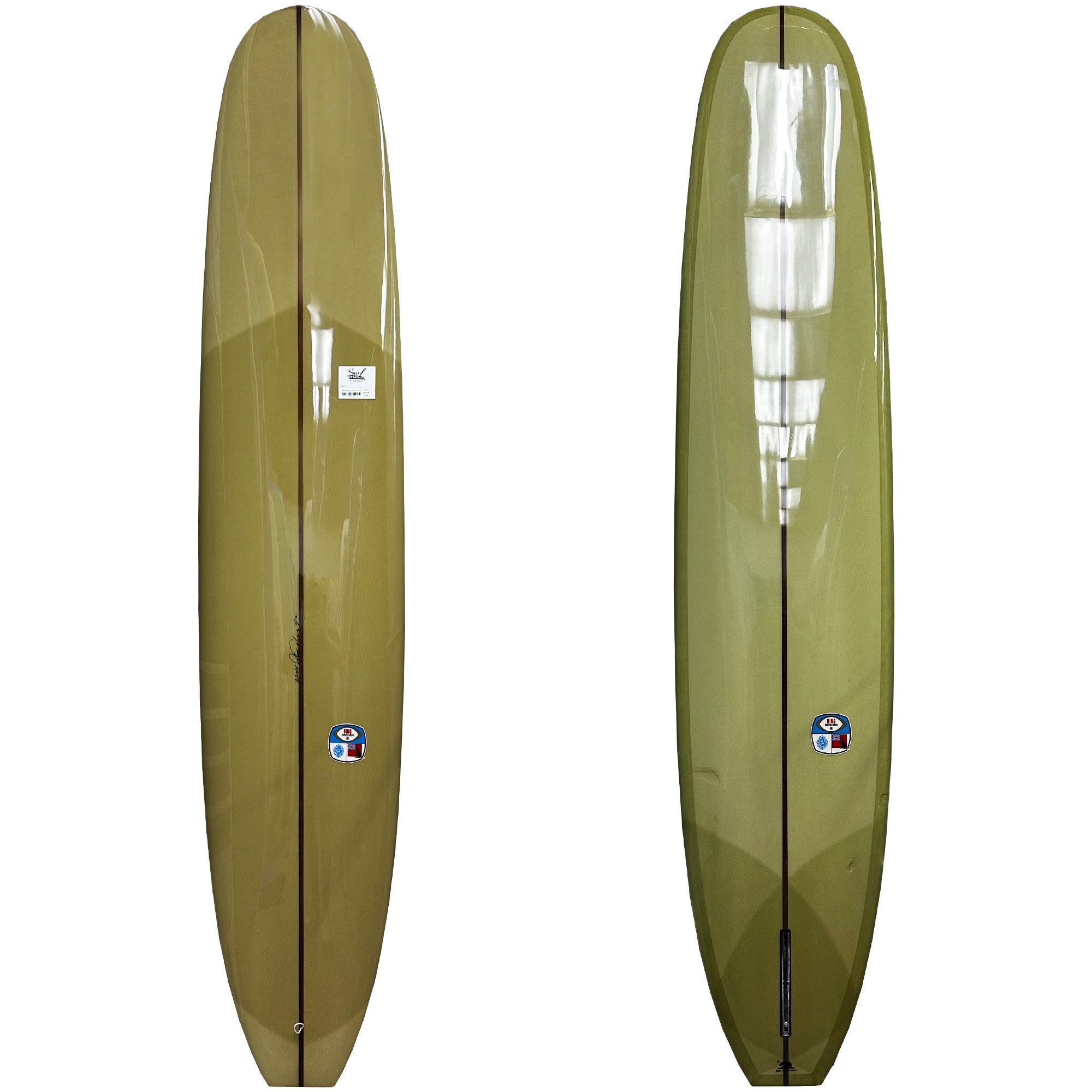Bing Aussie Square Longboard Surfboard