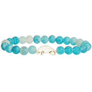 Fahlo The Drift Manatee Tracking Bracelet - Aqua Blue