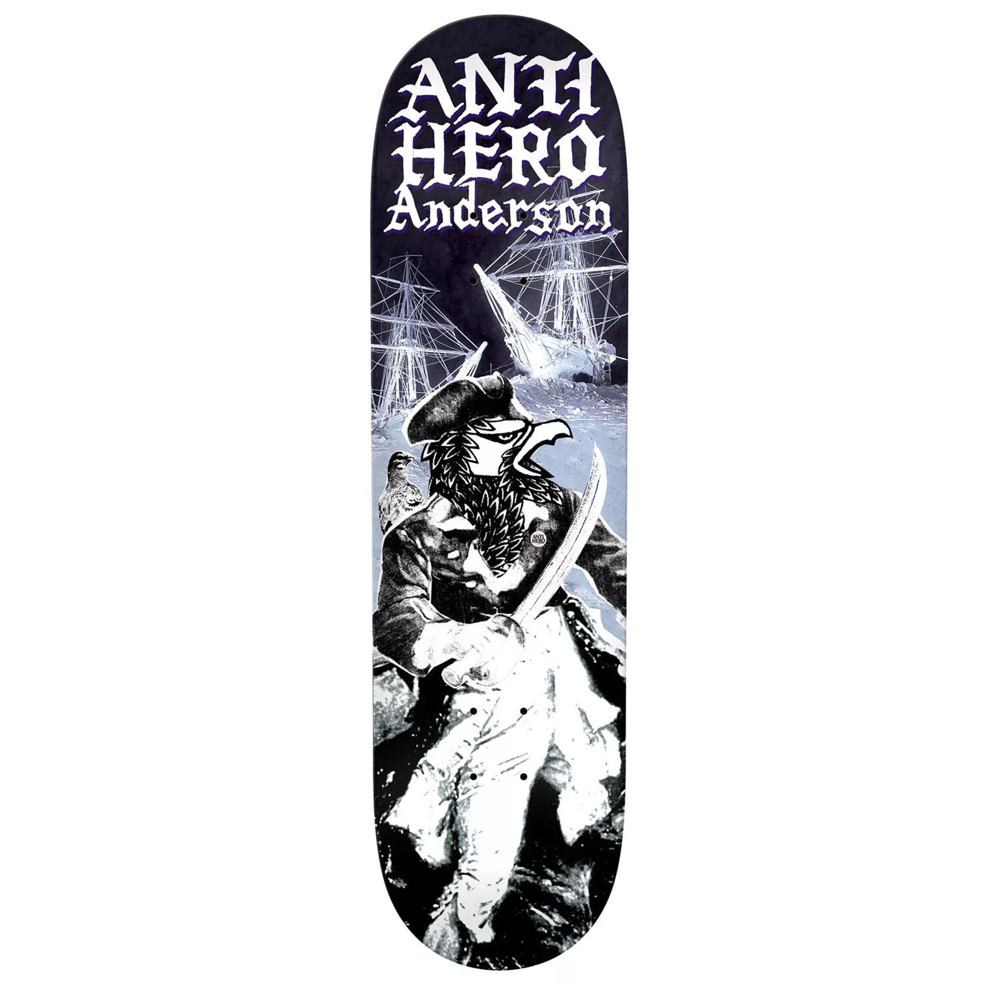 Anti Hero Anderson Wild Unkown Round 2 8.5" Skateboard Deck