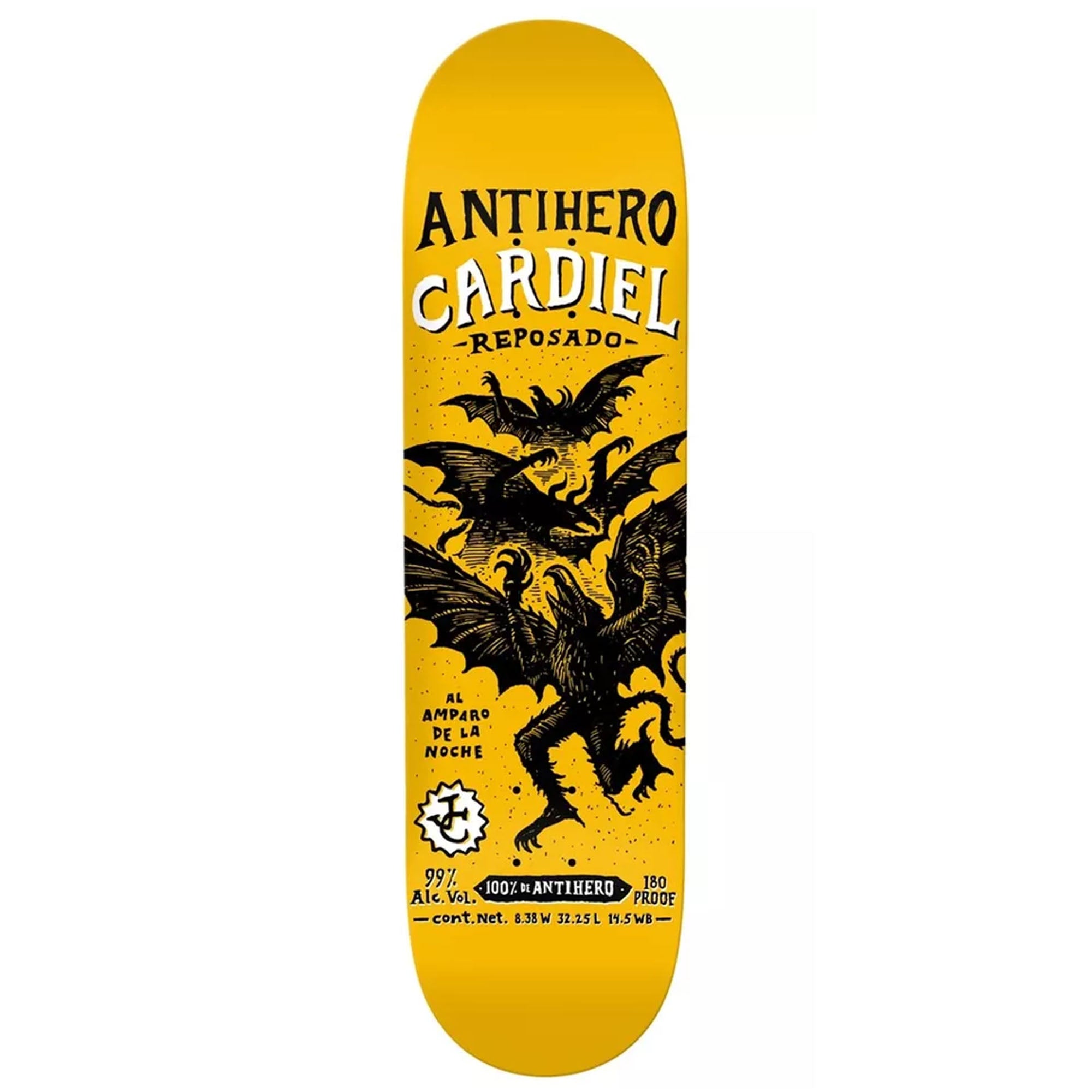 Anti Hero Cardiel Carnales 8.38" Skateboard Deck