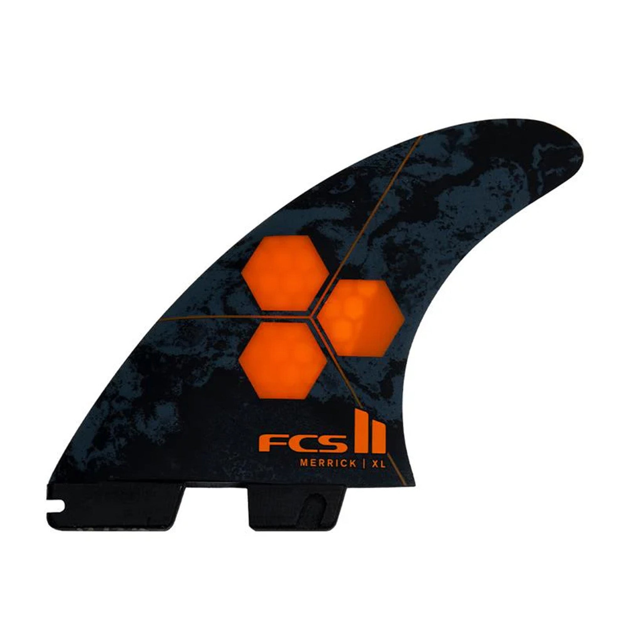 FCS II Channel Islands AM Performance Core Tri Surfboard Fins - X-Large/Orange