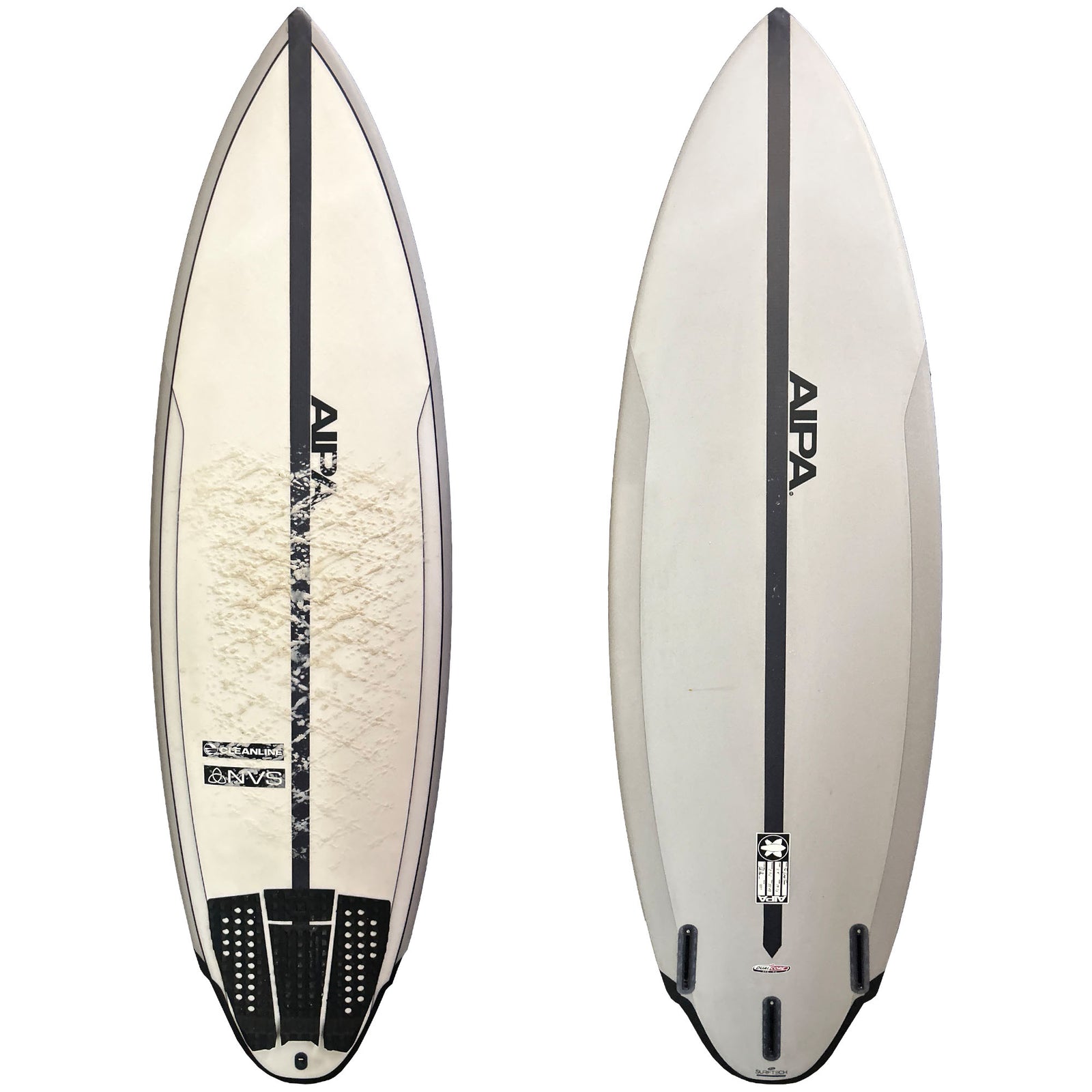 Aipa Dark Twin Fusion Tech 5'9 Used Surfboard - Futures