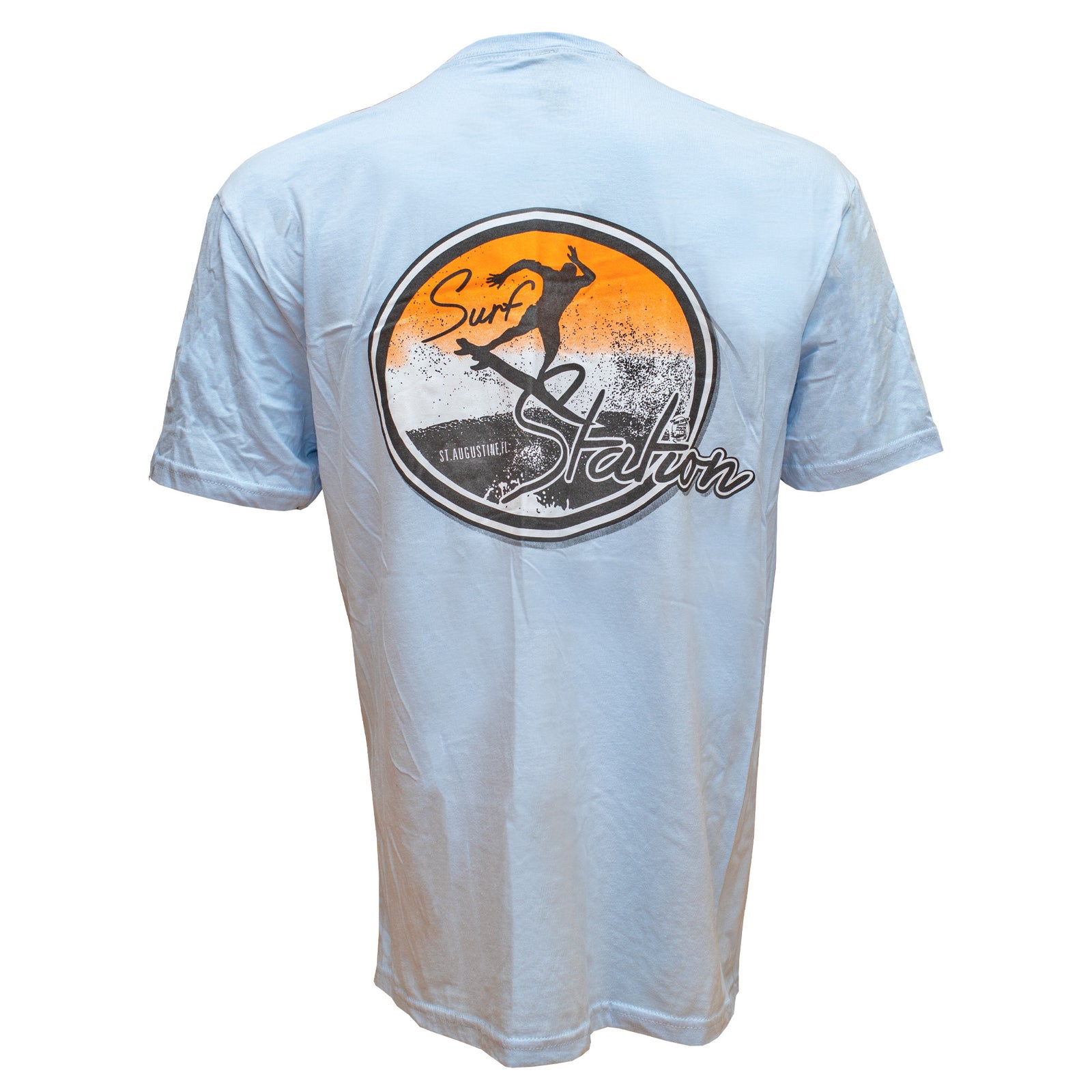 Surf Station Morning Boost Men's S/S T-Shirt - Light Blue