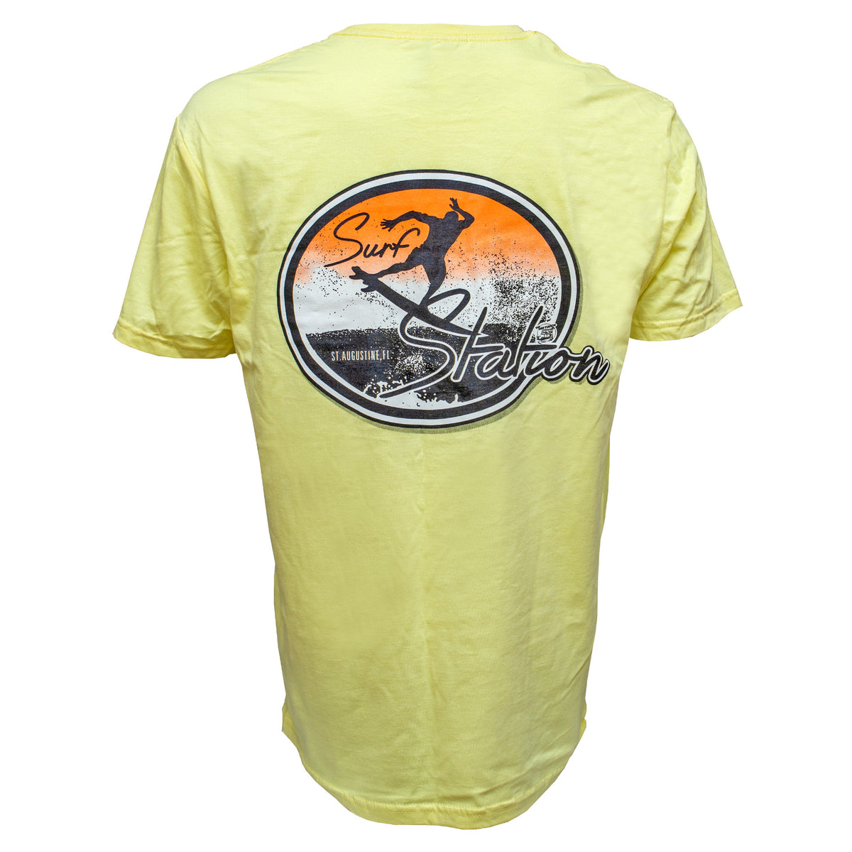 Surf Station Morning Boost Men's S/S T-Shirt - Yellow
