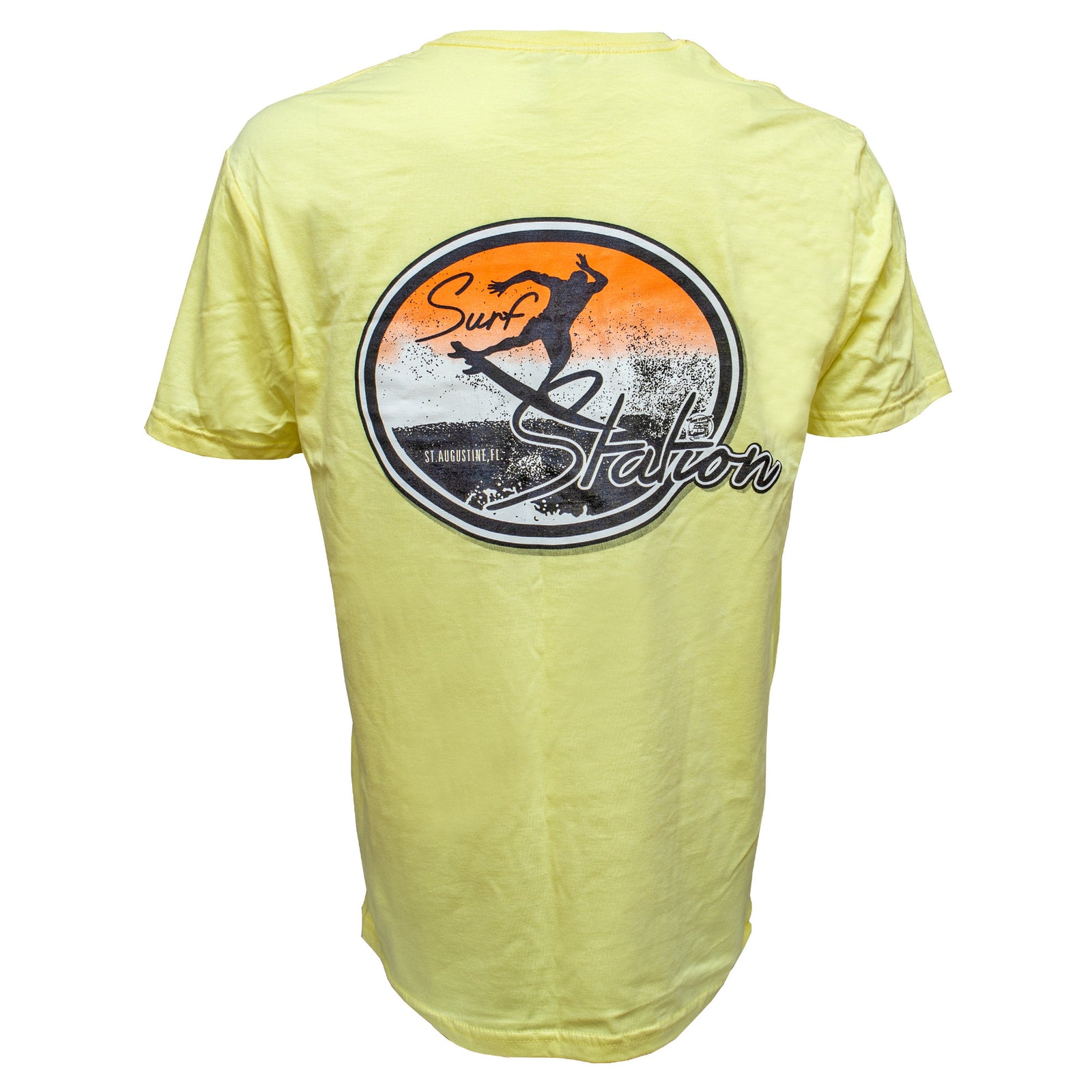 Surf Station Morning Boost Men's S/S T-Shirt - Yellow