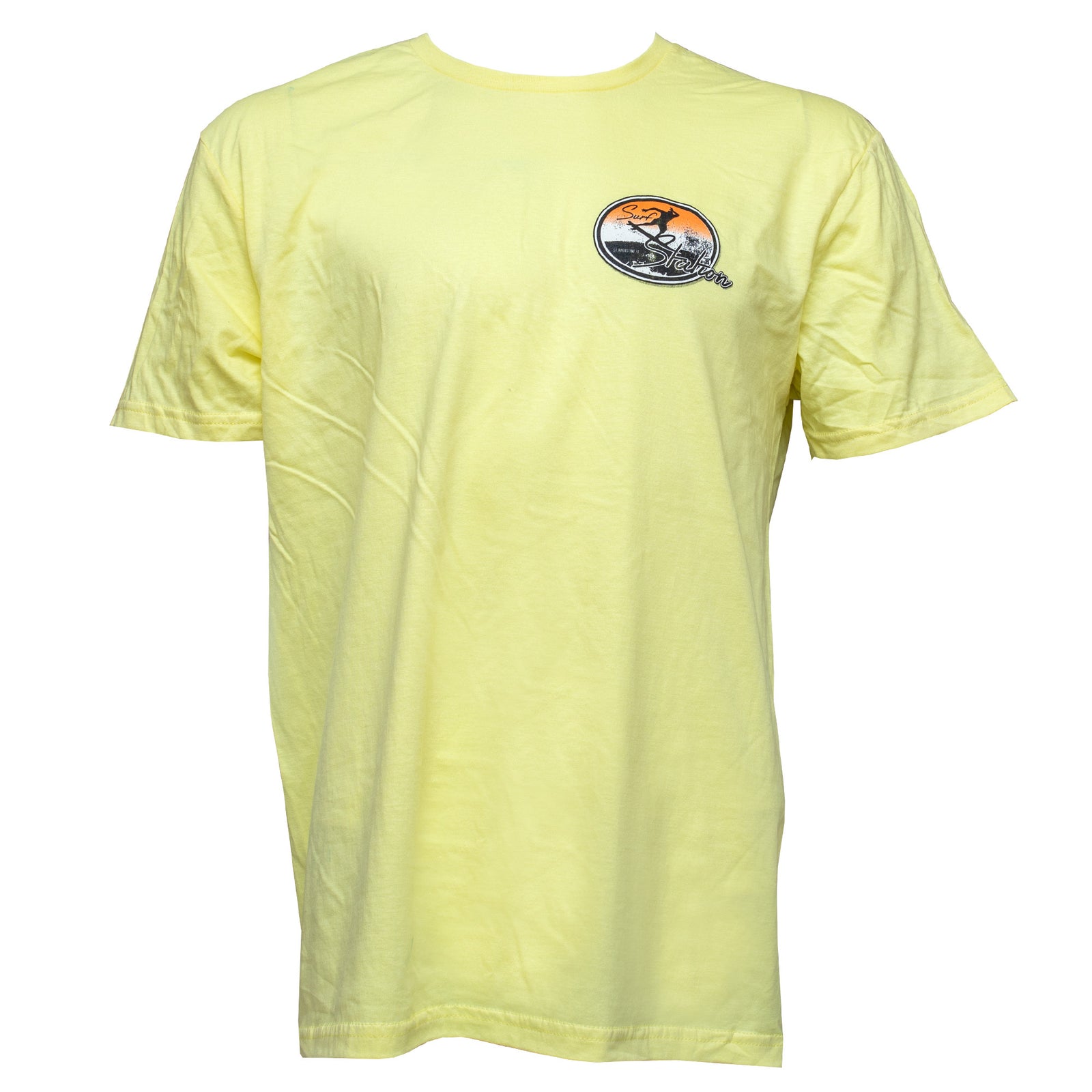 Surf Station Morning Boost Men's S/S T-Shirt - Yellow