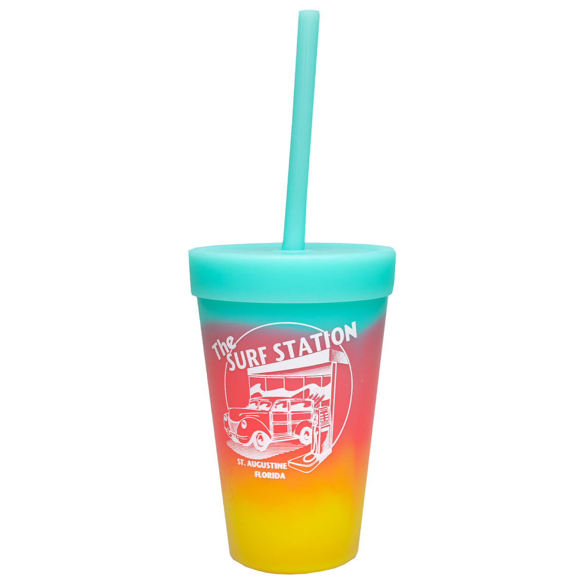 Surf Station Silipint Woody 16oz Tumbler Cup - Aurora
