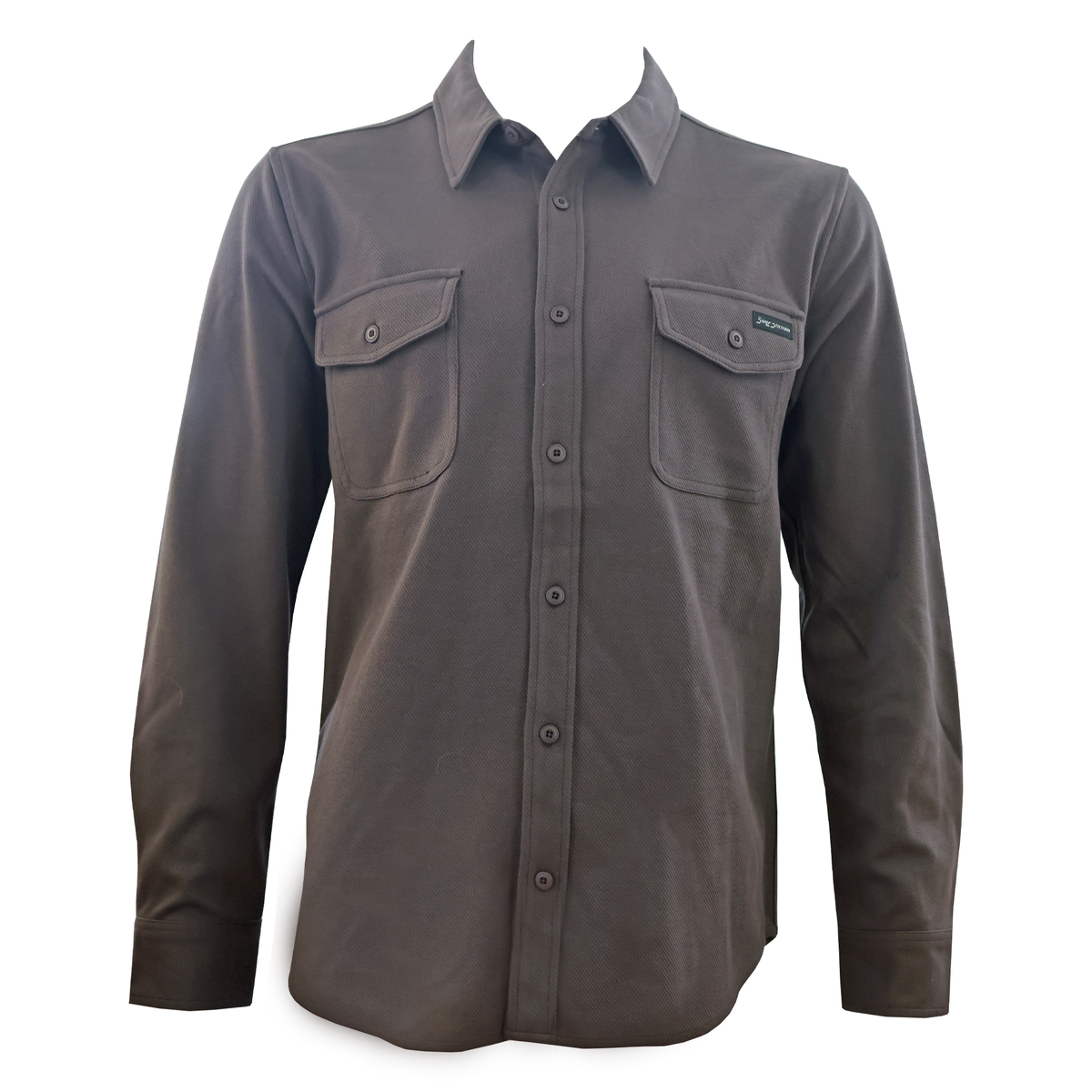 Surf Station Banks Men's L/S Flannel - Charcoal