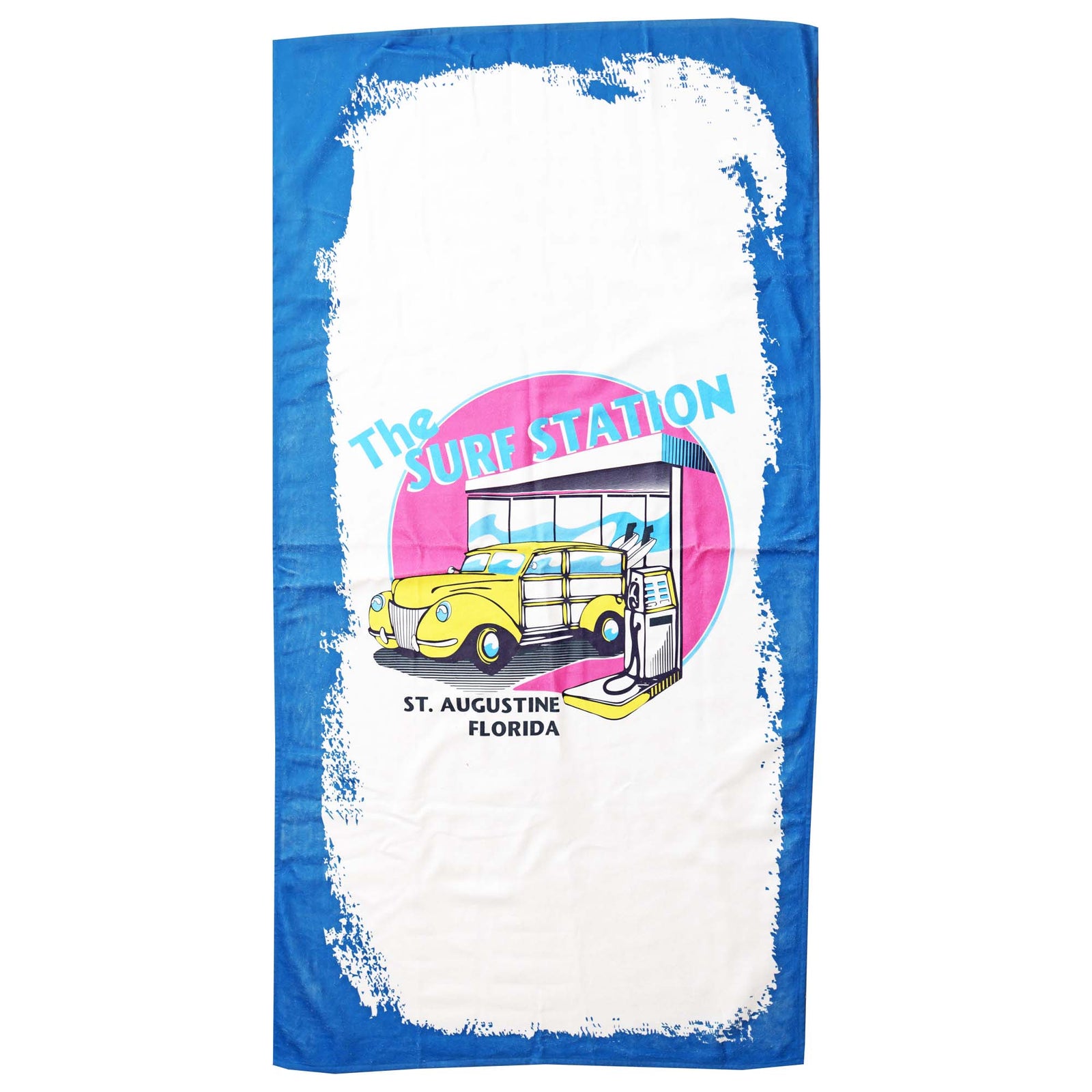 Surf Station Shooting Barrel Towel - White