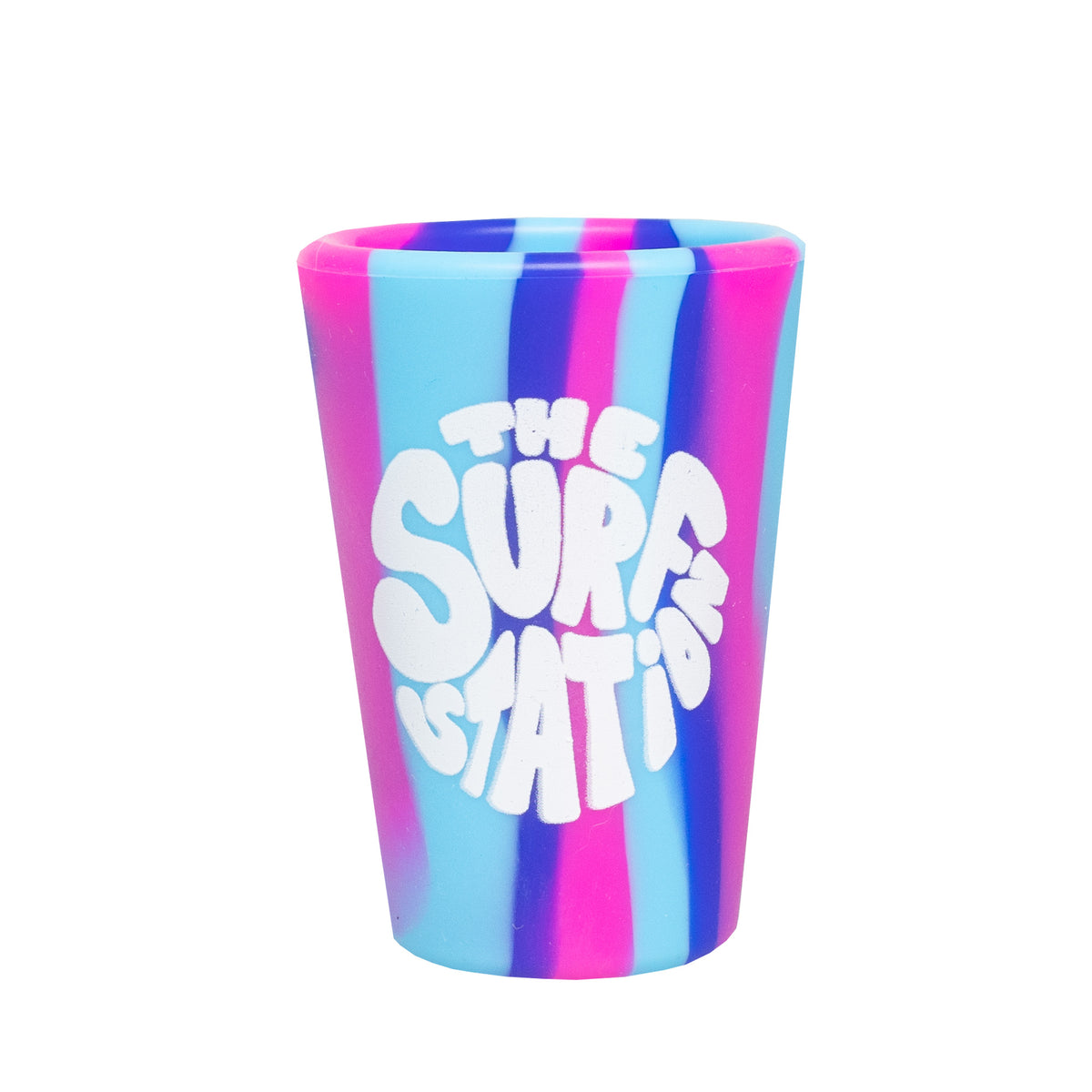 Surf Station Silipint Hippie 1.5oz Shot Glass - Cool Berry
