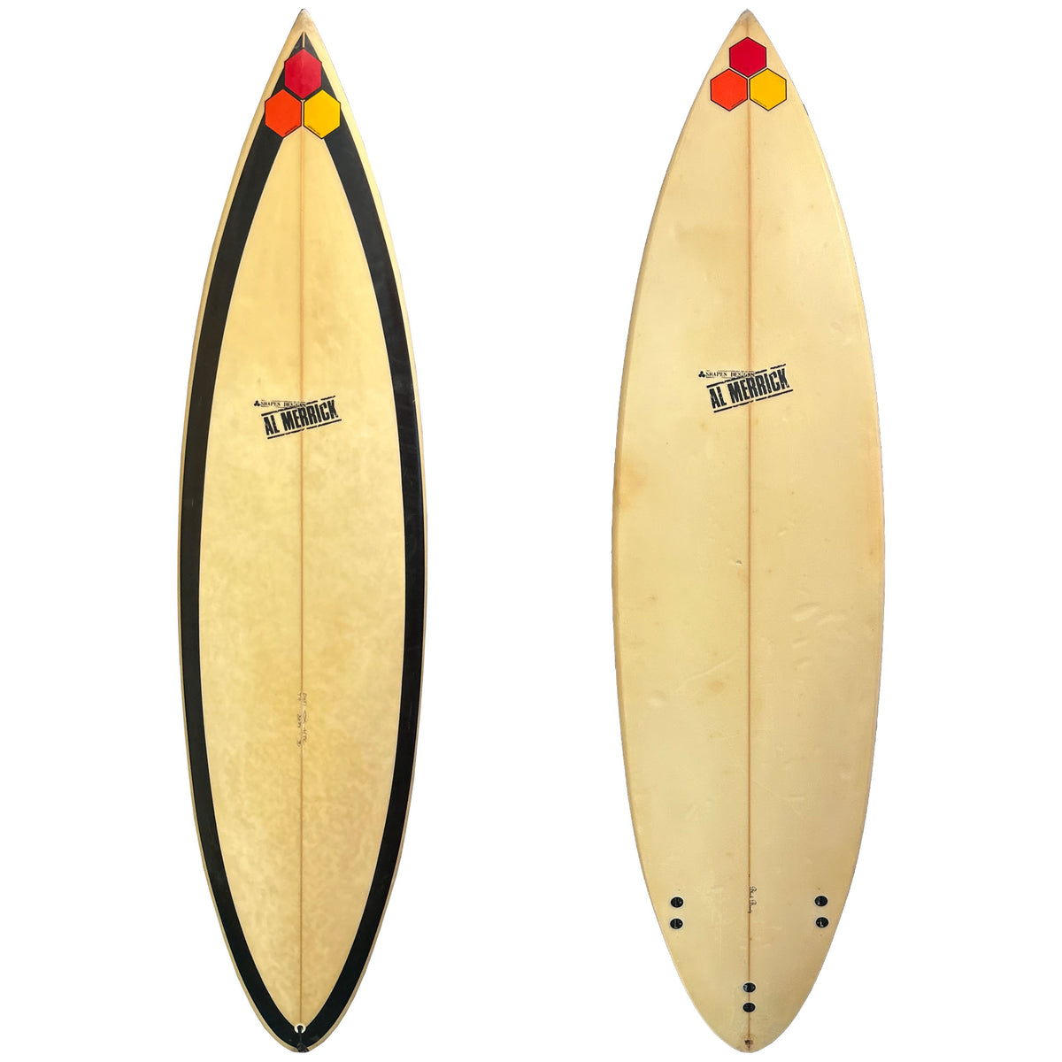 Channel Islands Black Beauty 7' Consignment Surfboard - FCS