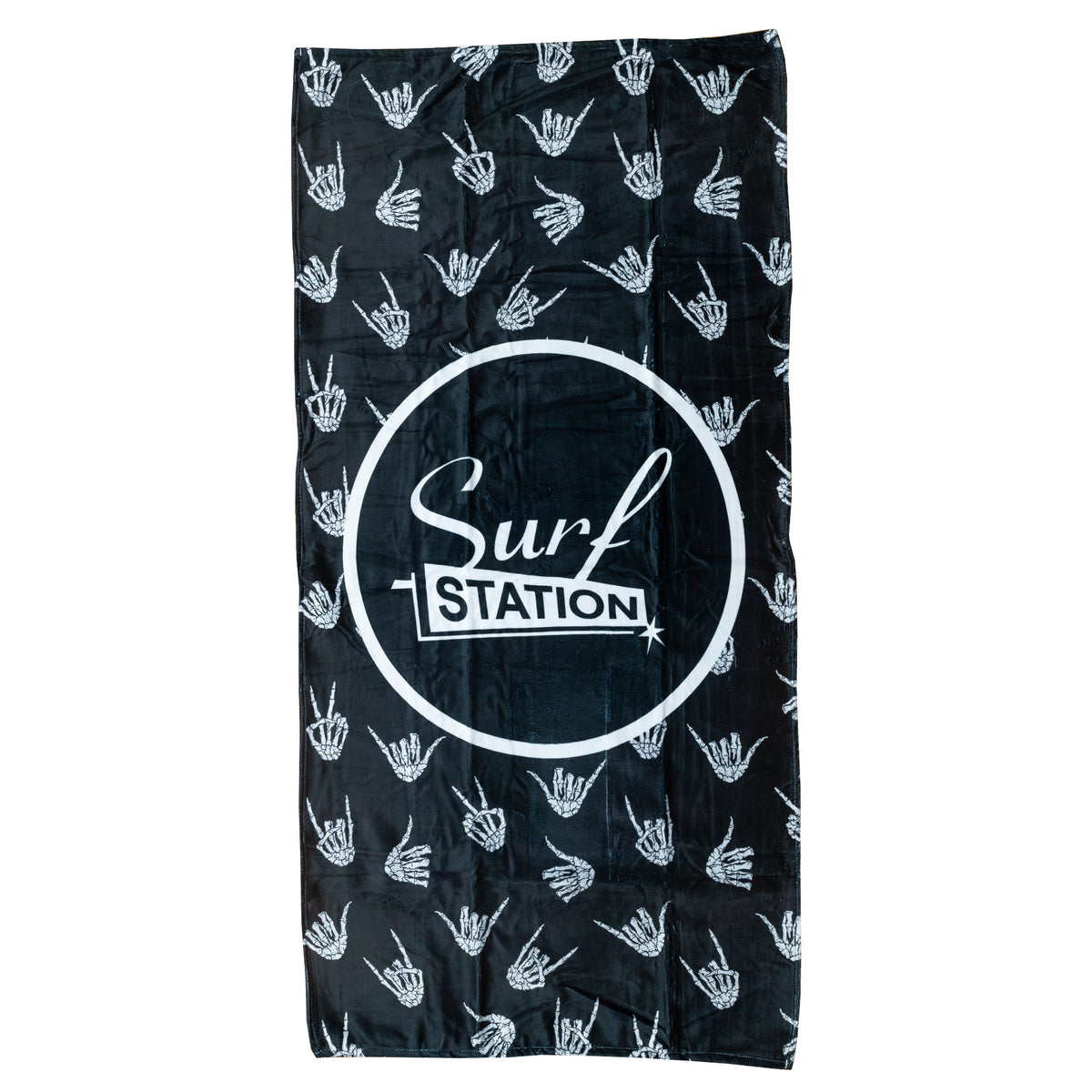 Surf Station Oingo Beach Towel - Black