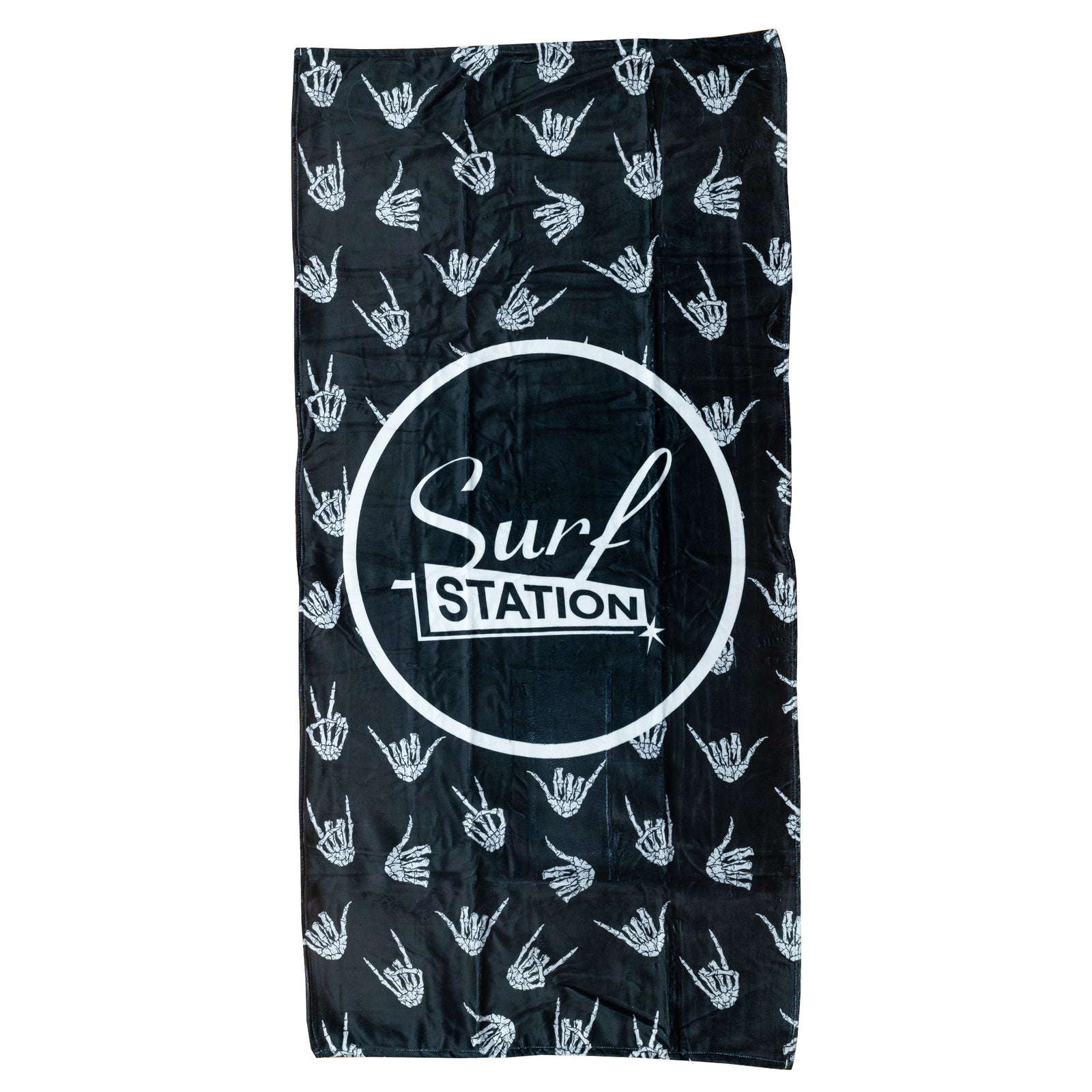 Surf Station Oingo Beach Towel - Black