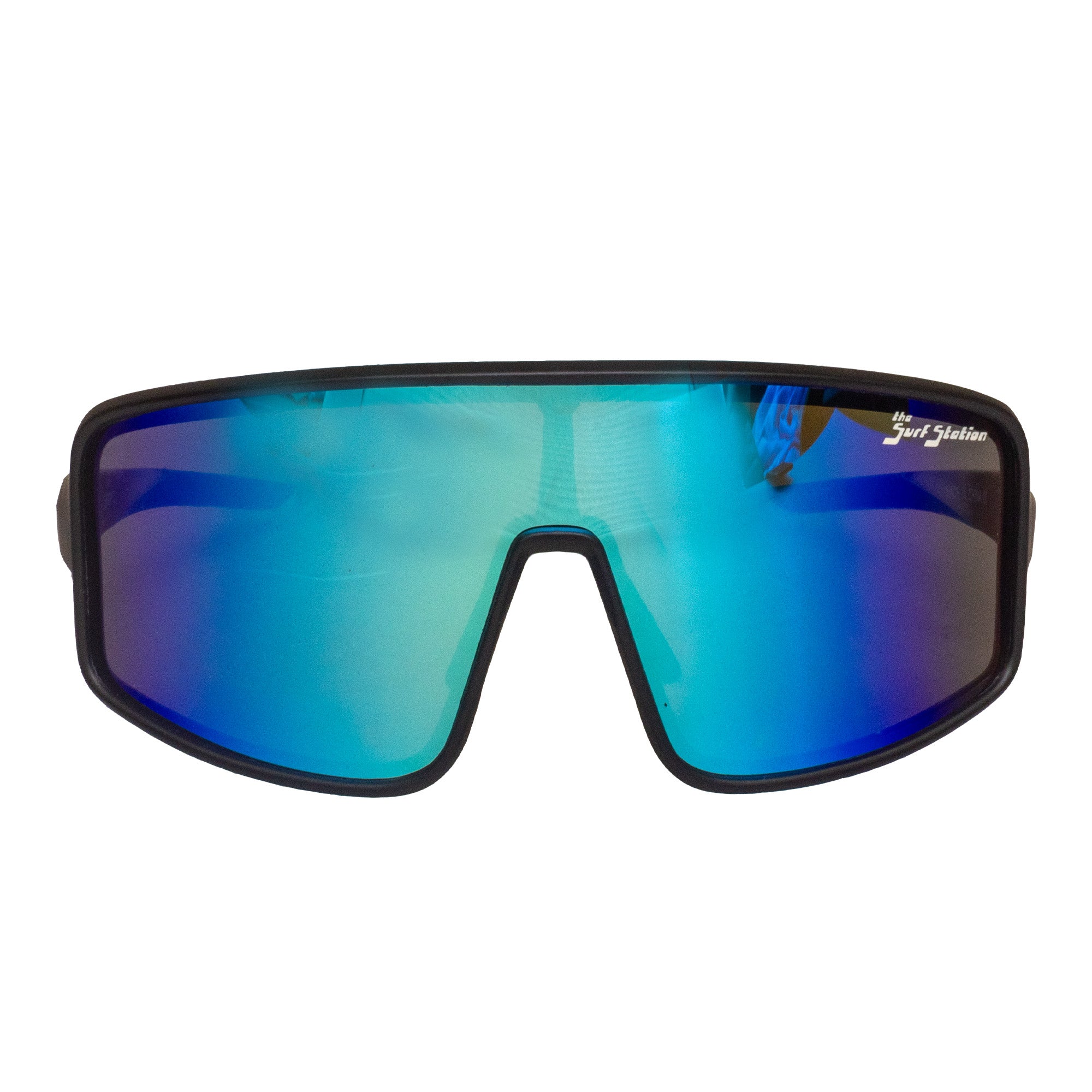 Surf Station Speedway Men's Sunglasses - Black/Blue Polarized