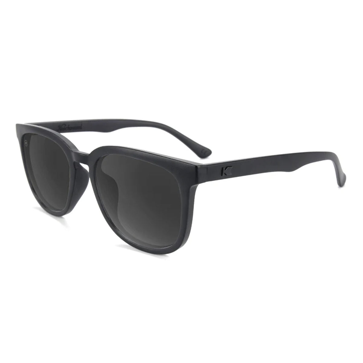 Knockaround Paso Robles Women's Sunglasses - Black On Black/Smoke Polarized