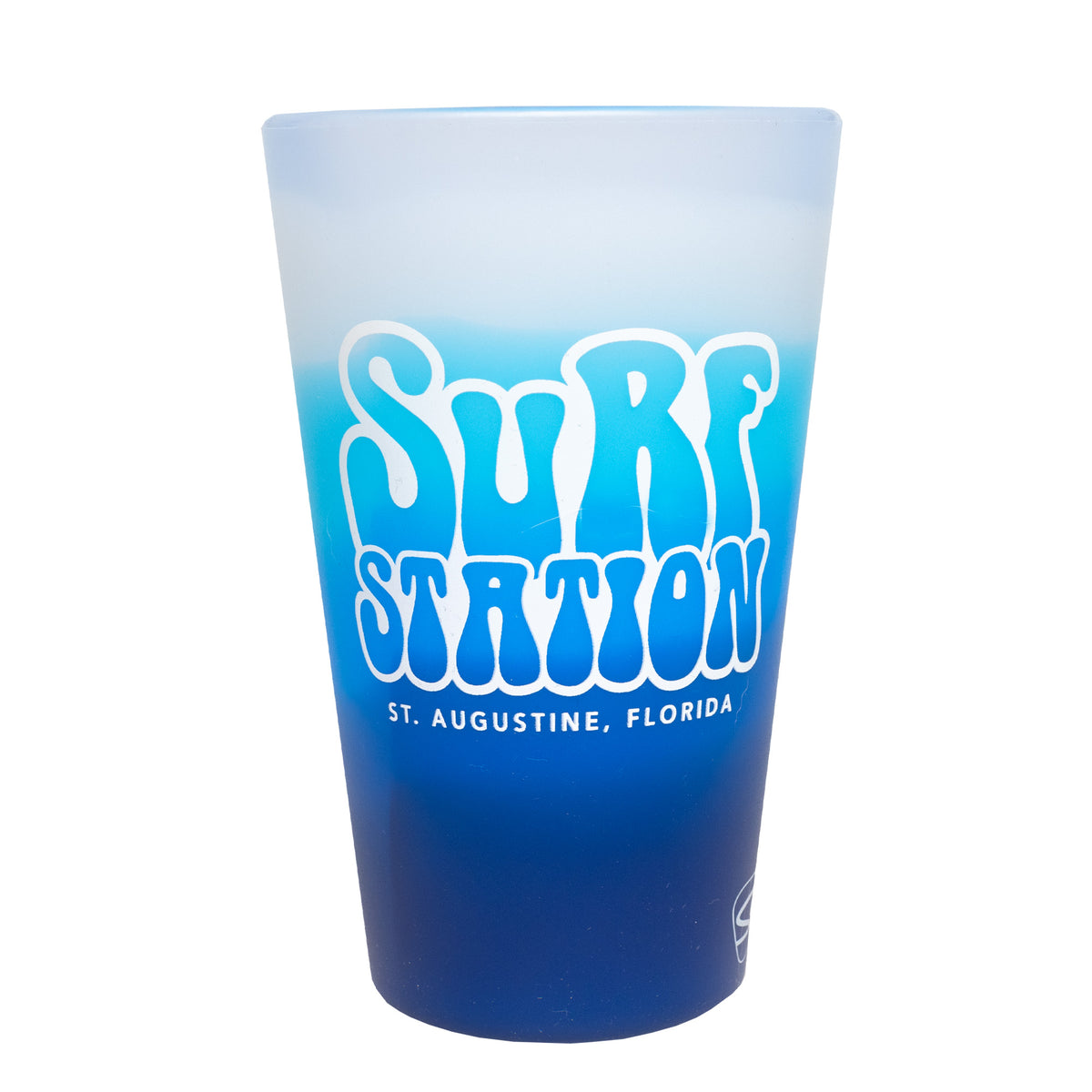 Surf Station Silipint Groovy 16oz Pint Cup - Blizzard
