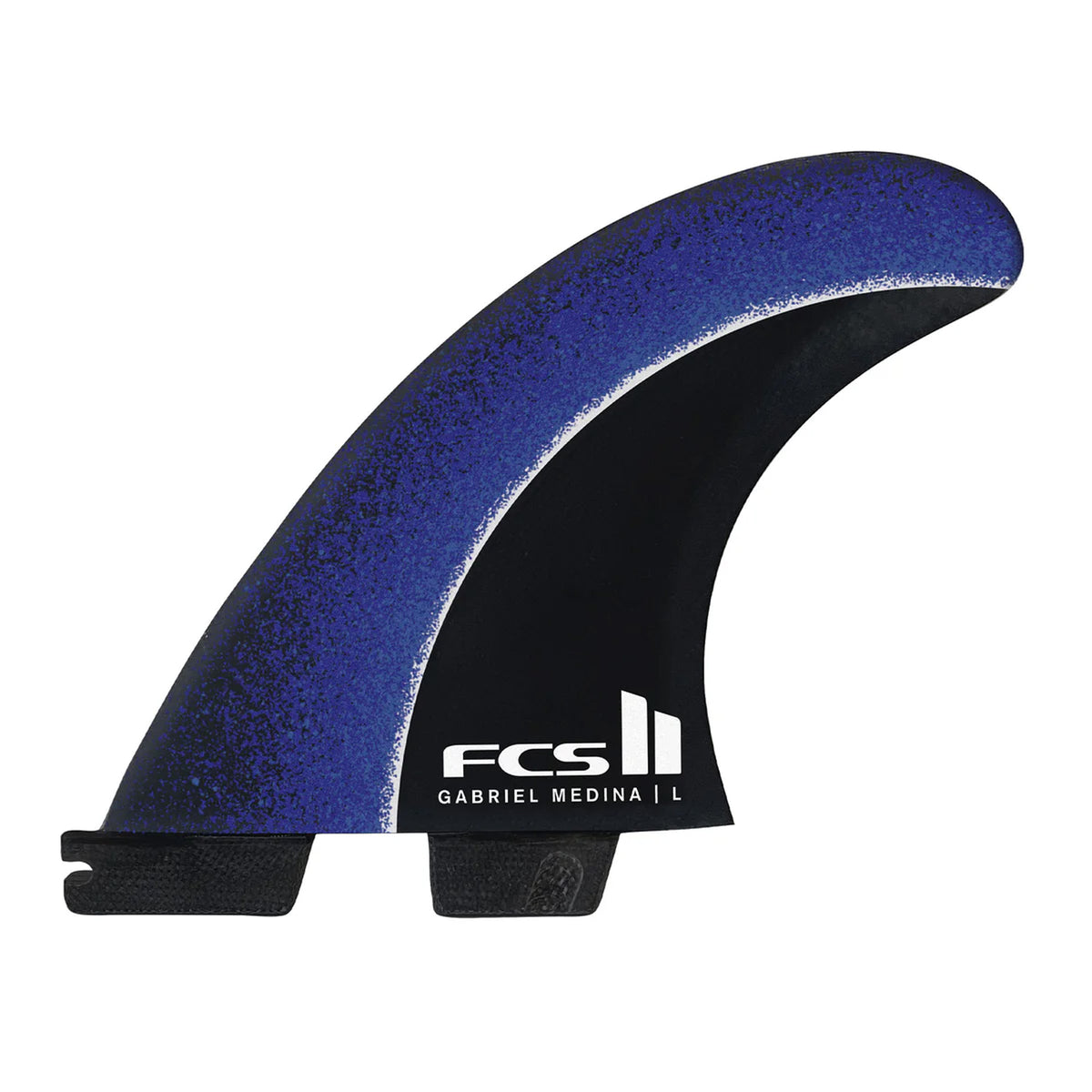 FCS II GM Aircore Performance Glass Tri Surfboard Fins - XLarge/Blue