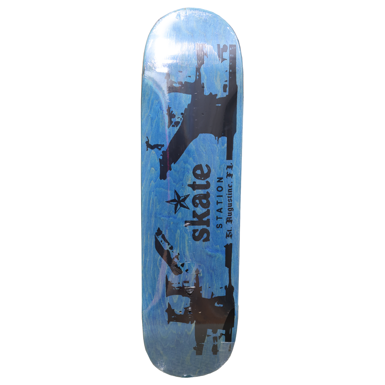 Skate Station Bridge Gap 8.25" Skateboard Deck - Blue